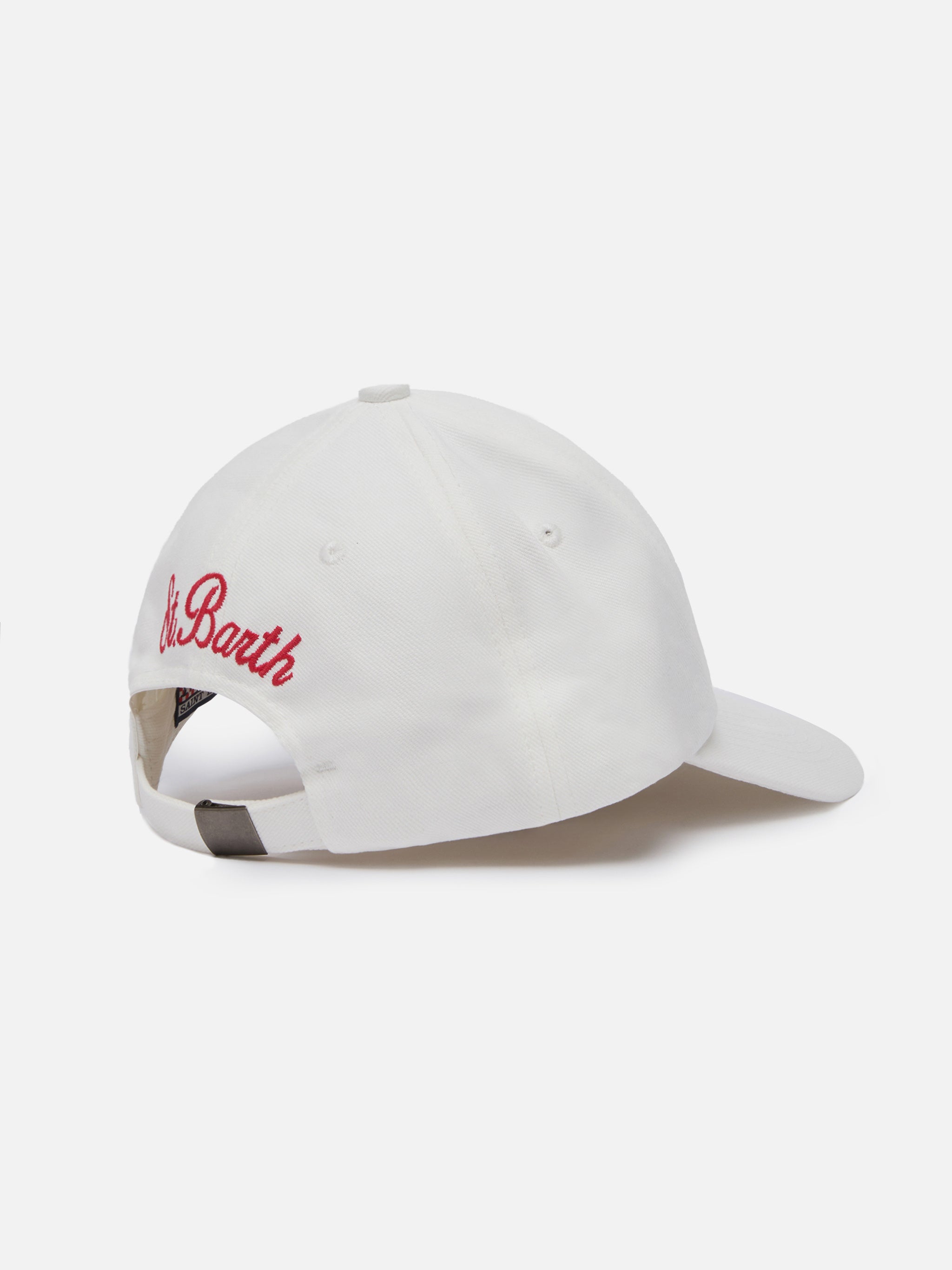 mc2-saint-barth-cappellino-baseball-cotone-bianco-sapore-di-mare image 3