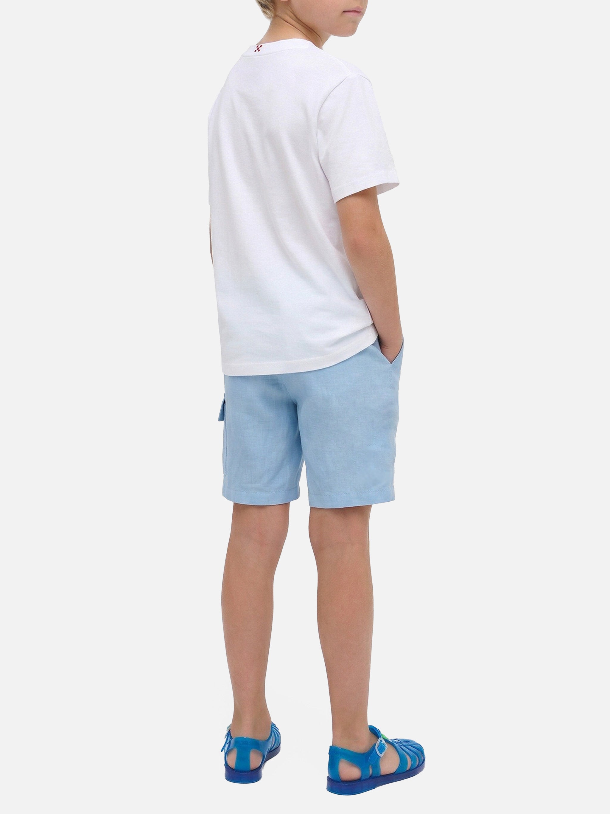 mc2-saint-barth-t-shirt-eddy-bambino-cotone-bianco-sardines image 4