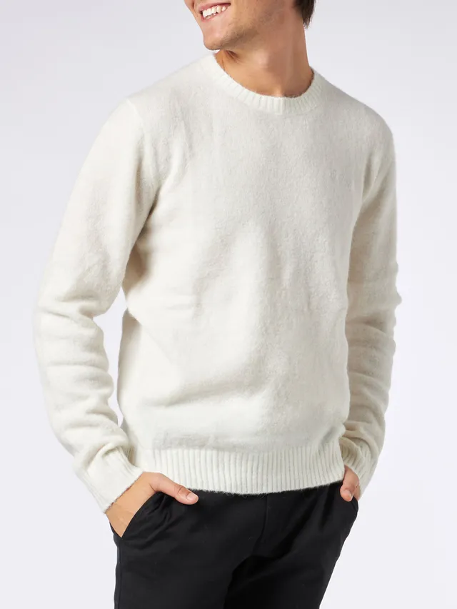mc2-saint-barth-her-maglia-uomo-bianca-in-lana-stretch-con-ricamo-st-barth image 1