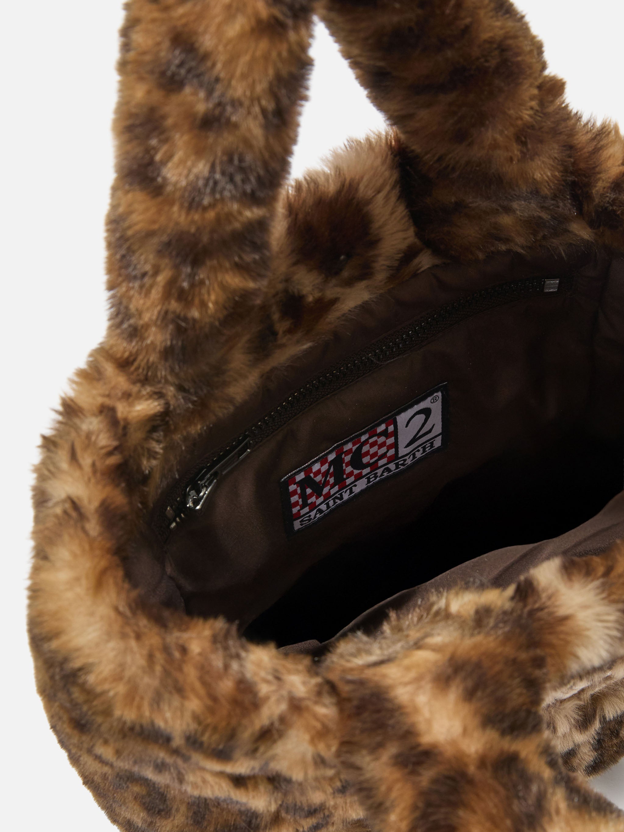 mc2-saint-barth-borsa-a-mano-vanity-mini-soft-in-faux-fur-leopardato-con-tracoll image 5