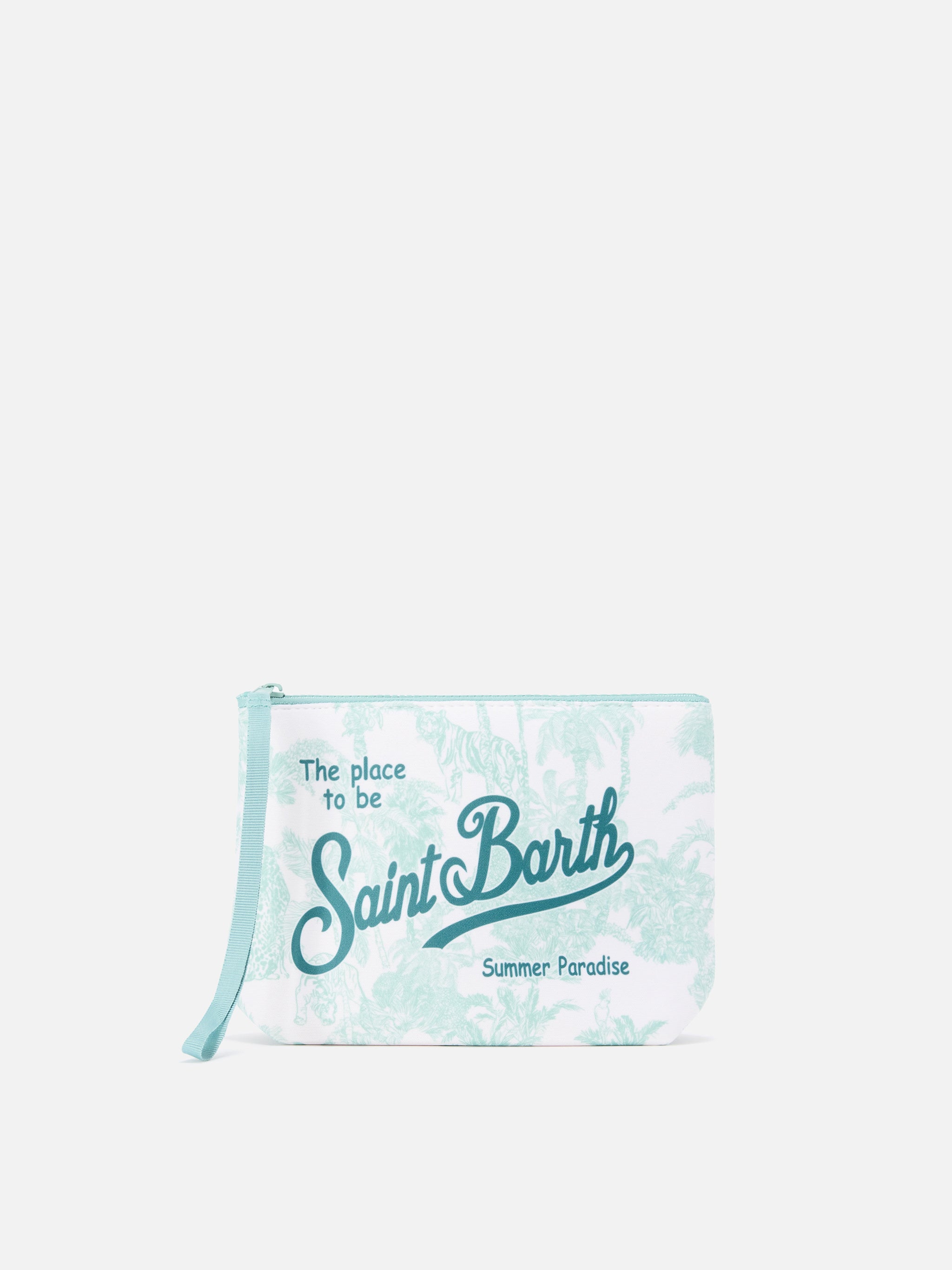 mc2-saint-barth-aline-pochette-scuba-toile-de-jouy-verde image 1