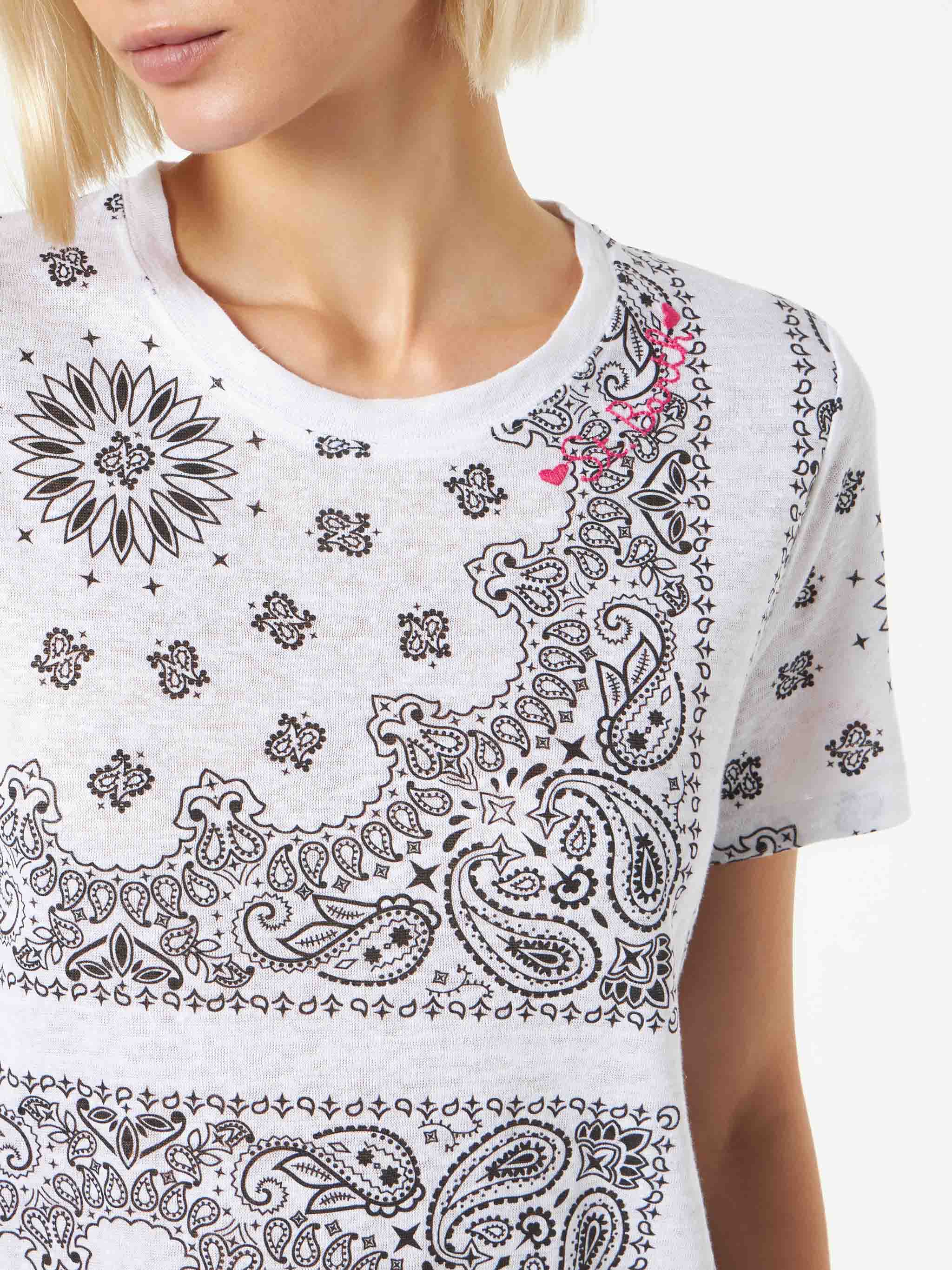 mc2-saint-barth-scarlett-t-shirt-lino-bandana-bianca image 2