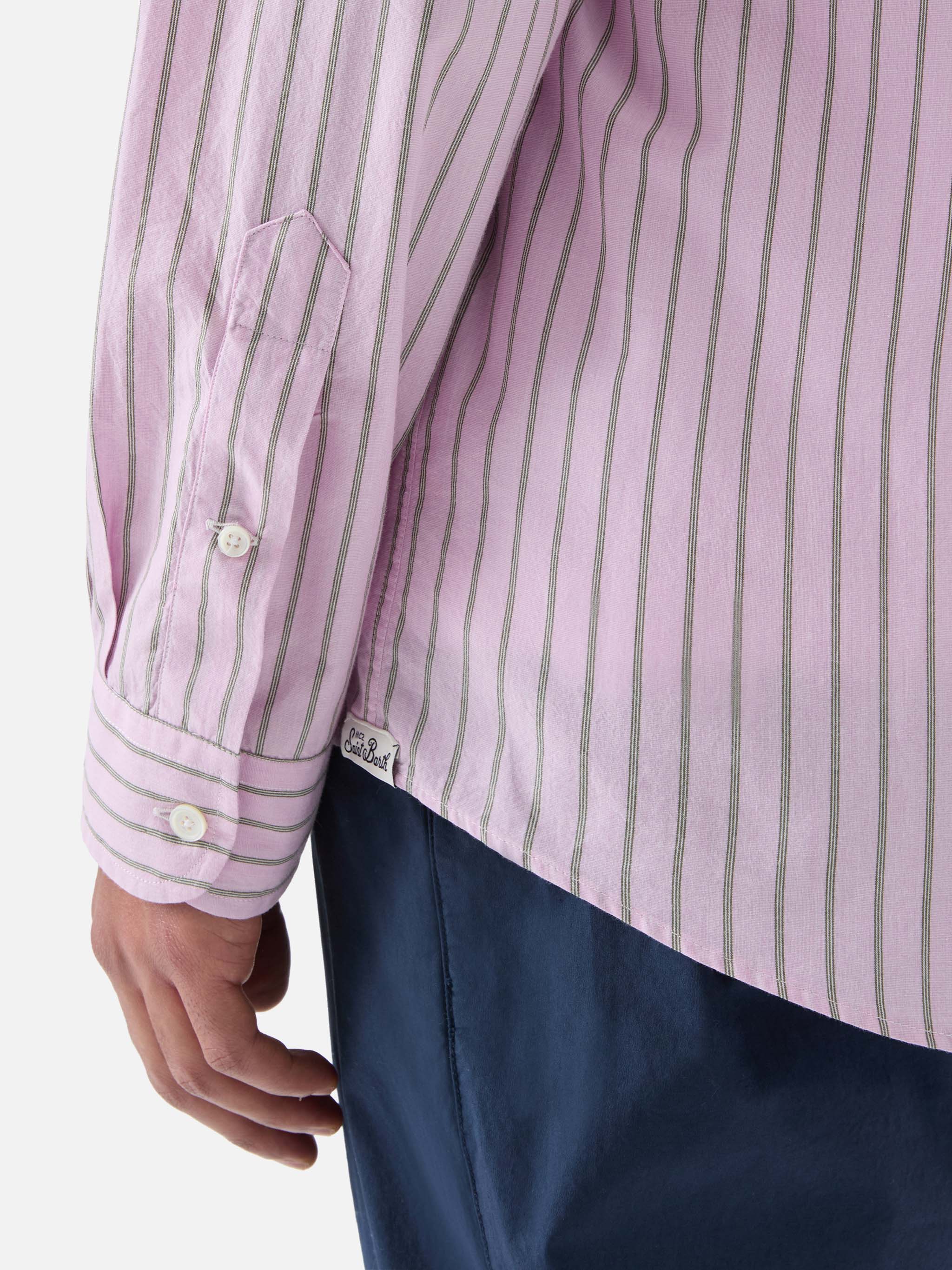 mc2-saint-barth-camicia-levanzo-uomo-in-cotone-a-righe-rosa-fit-oversize image 4