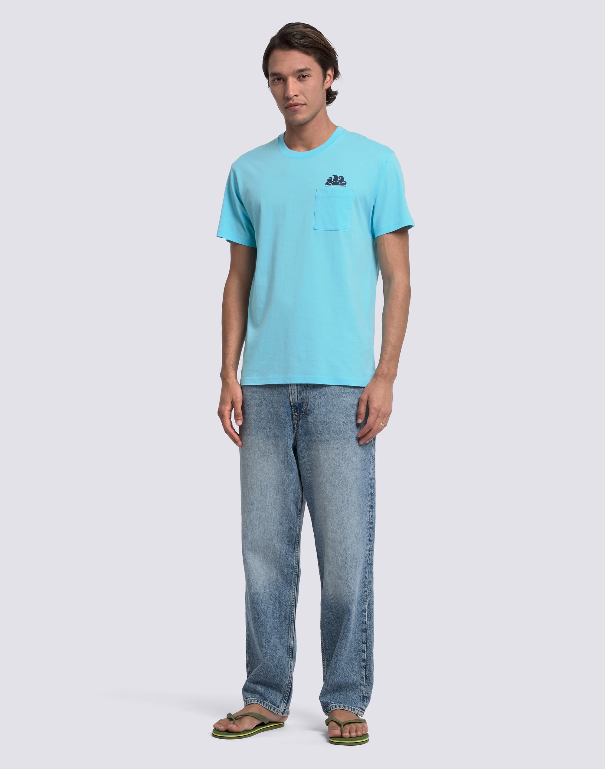 sundek-t-shirt-uomo-con-tasca-m609tej7800-regular-fit image 3