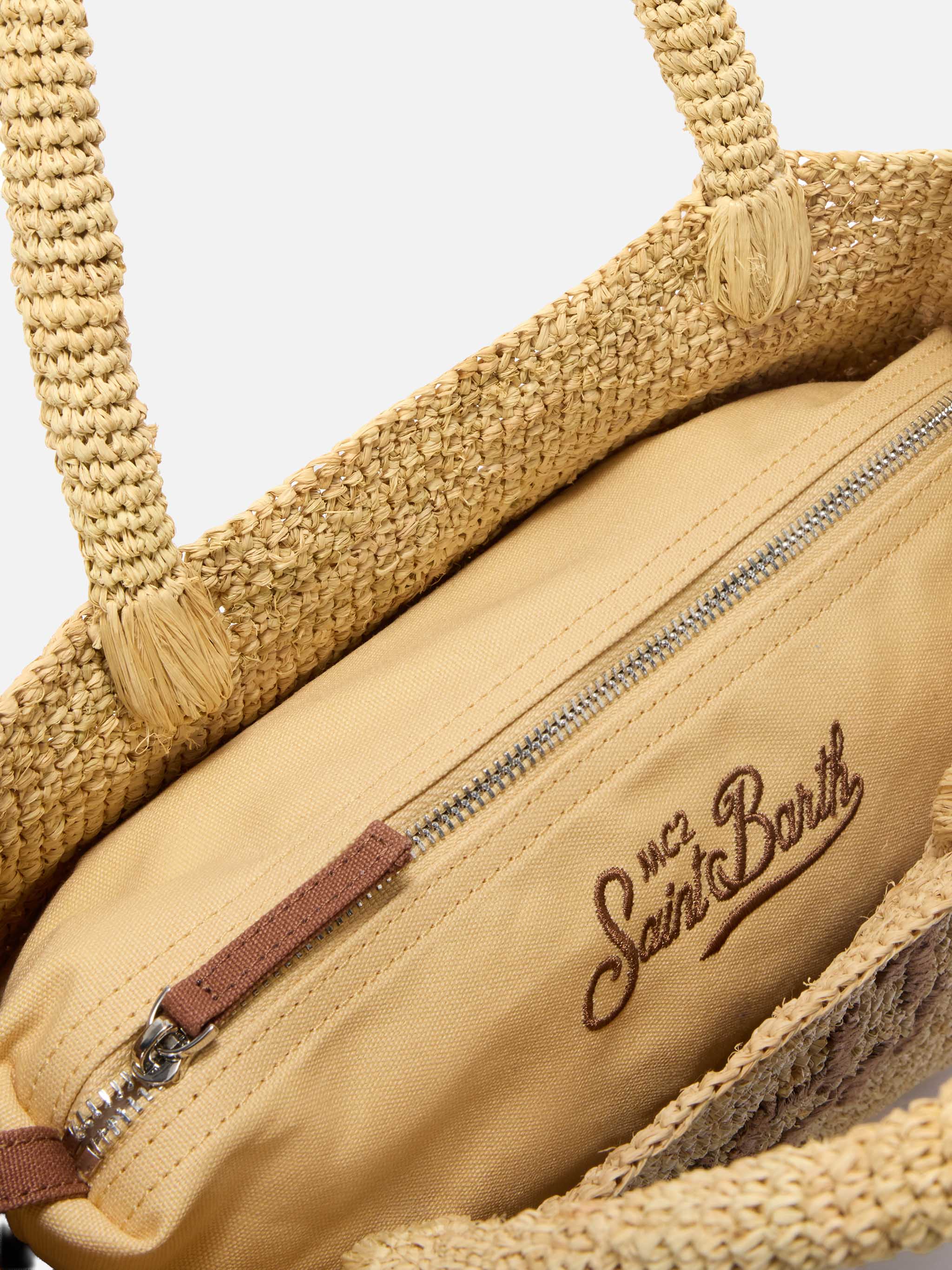 mc2-saint-barth-beach-borsa-medium-in-raffia-naturale-e-marrone-con-logo image 4