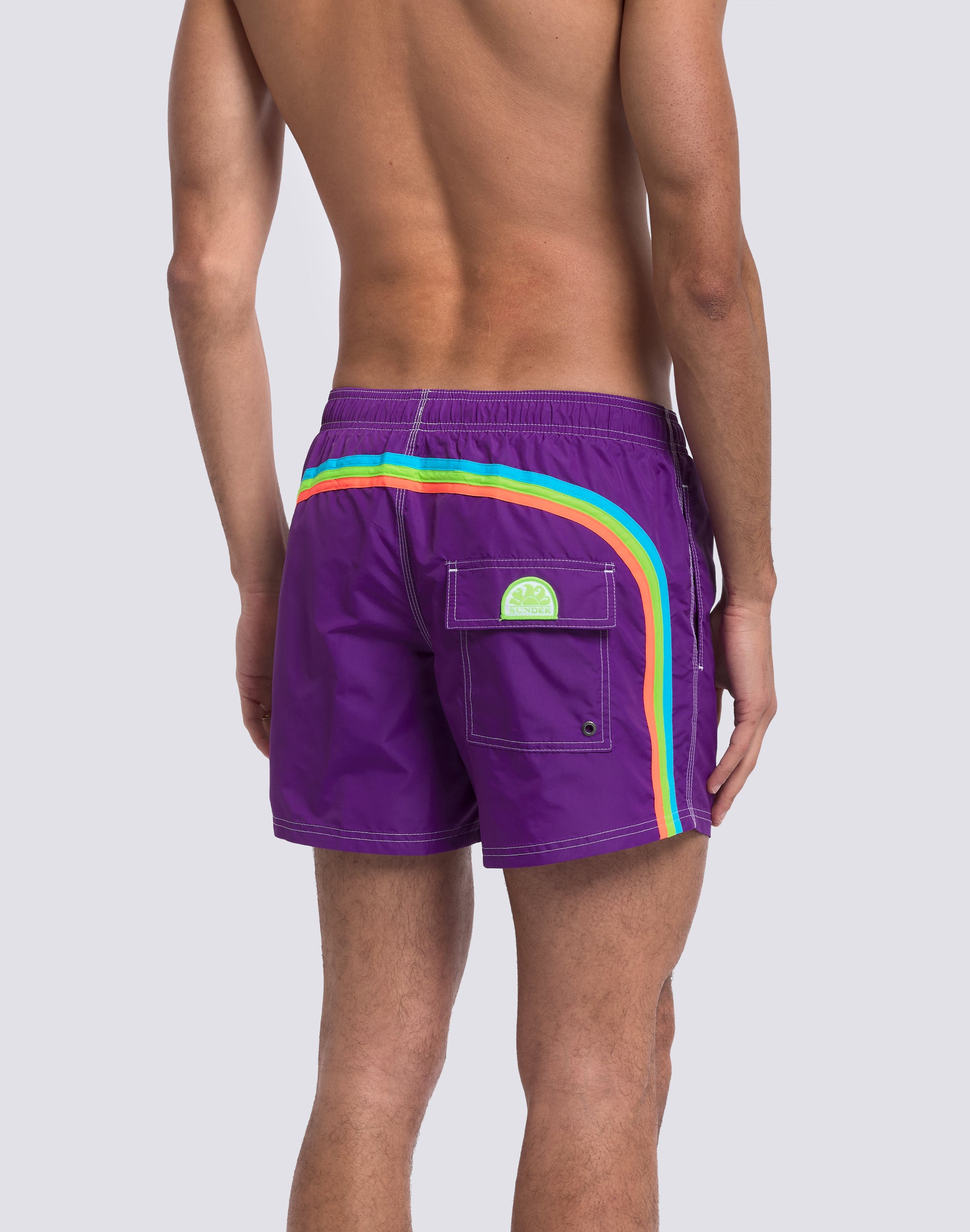 sundek-m504bdta100-iconic-taffeta-costume-da-bagno-uomo-corto-a-vita-elasticata image 5