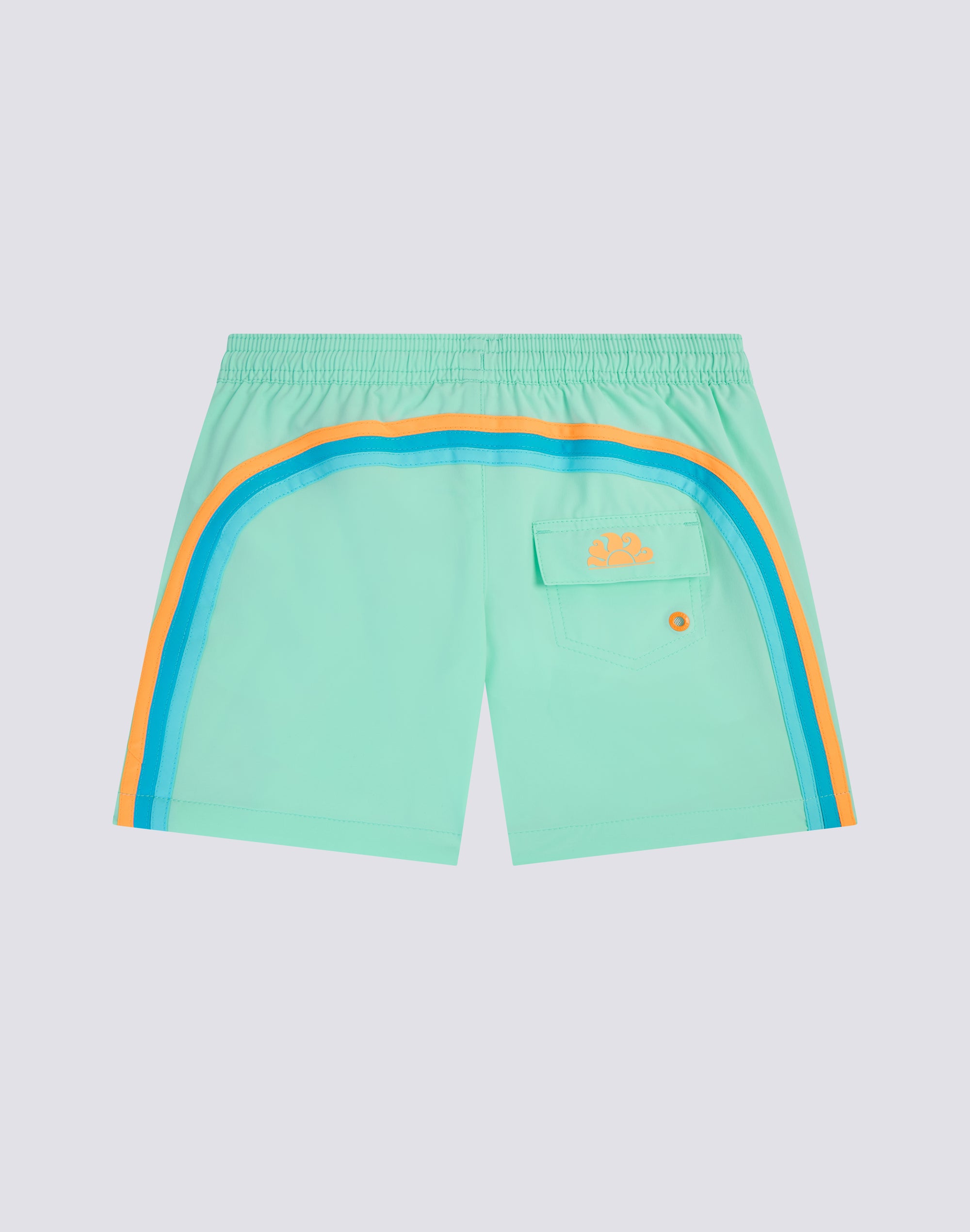 sundek-costume-da-bagno-bambino-corto-vita-elasticata-in-tessuto-stretch-iconic image 1