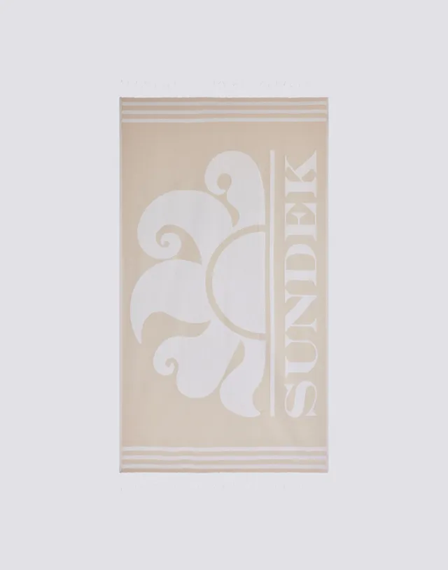 sundek-telo-mare-fouta-jacquard-logo-100x170-cm-320-gr image 1