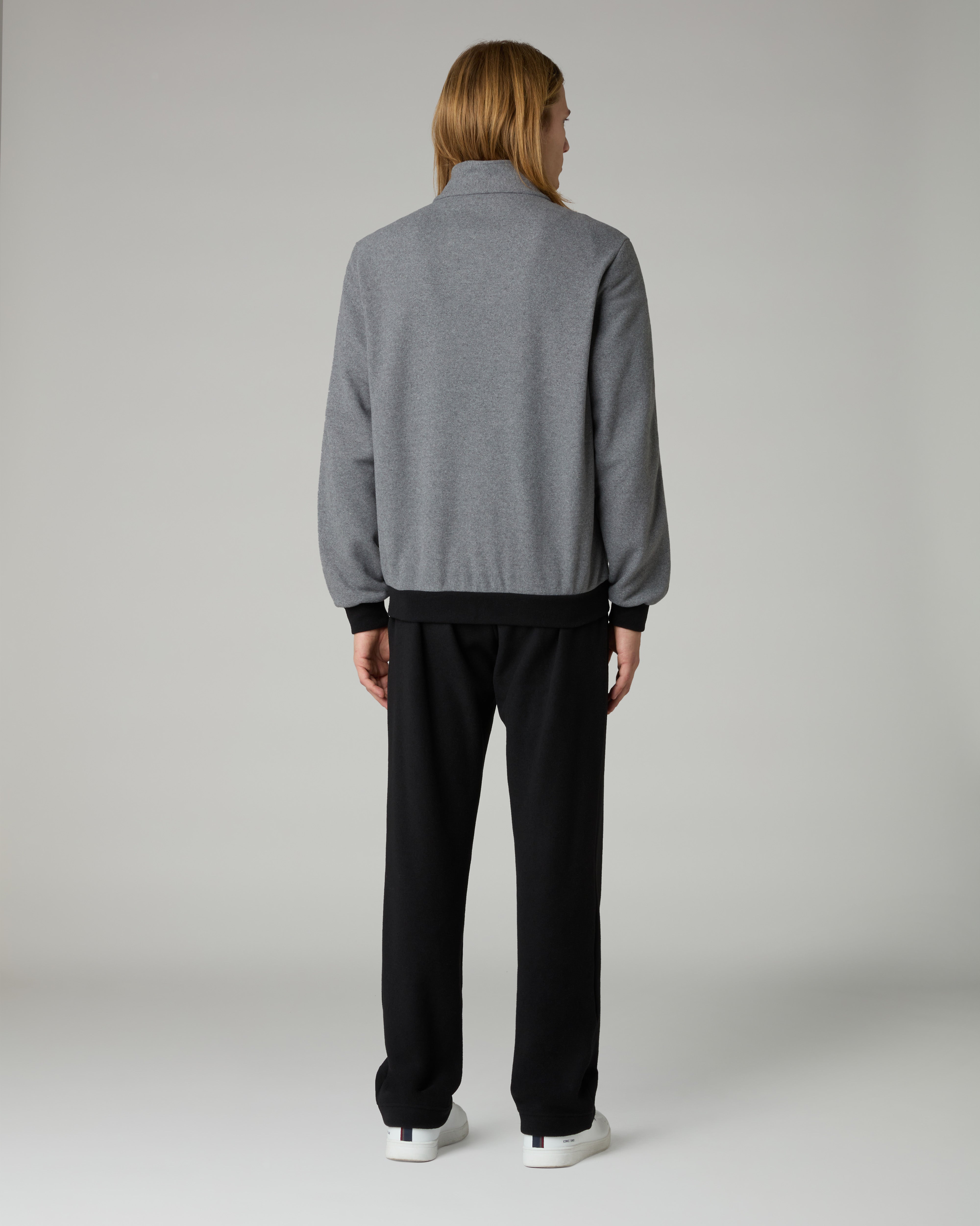 australian-classy-tuta-grigio-melange-scuro-completo-giacca-pantalone image 2