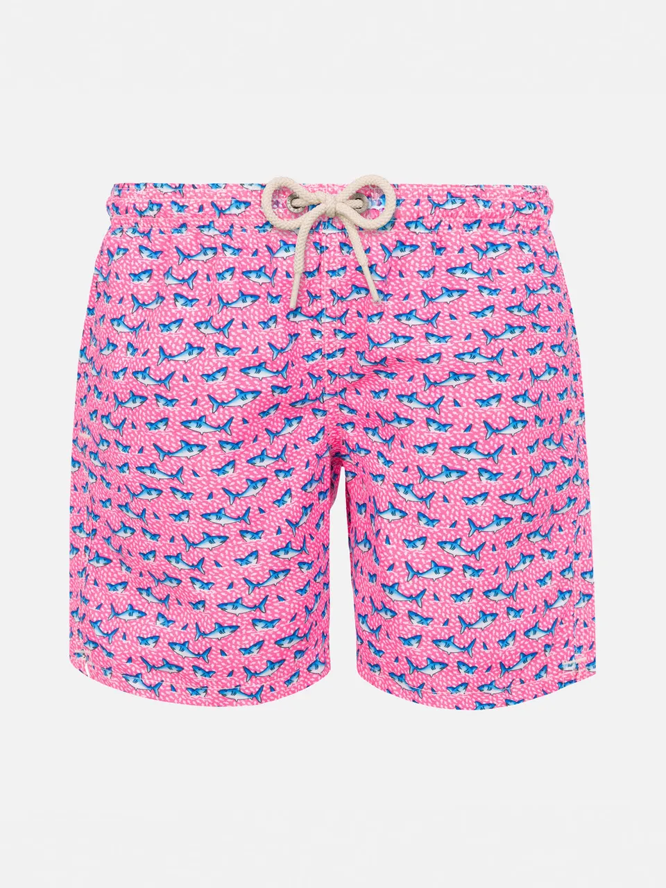 mc2-saint-barth-costume-bambino-stampa-squali-rosa-media-lunghezza image 1