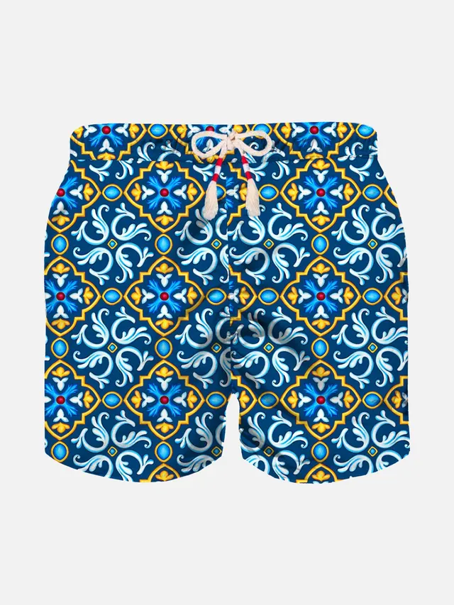 mc2-saint-barth-bambino-costume-mare-maioliche-blu-media-lunghezza image 1