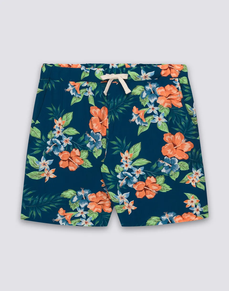sundek-walkshort-uomo-stampato-in-viscosa-popline-bermuda-regular image 1
