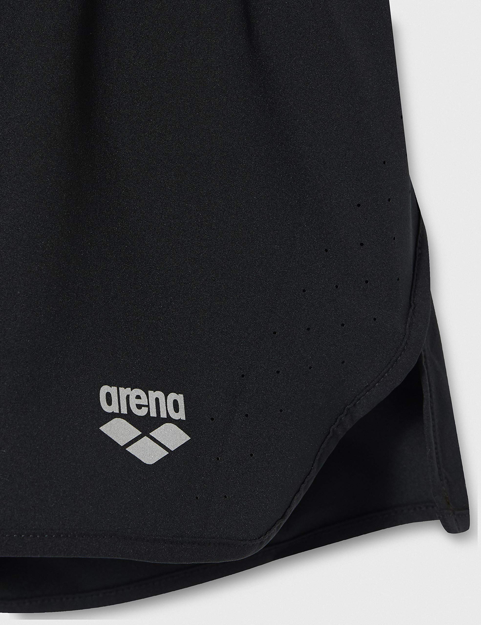arena-side-vents-shorts-da-corsa-donna-nero-con-slip-interno image 3