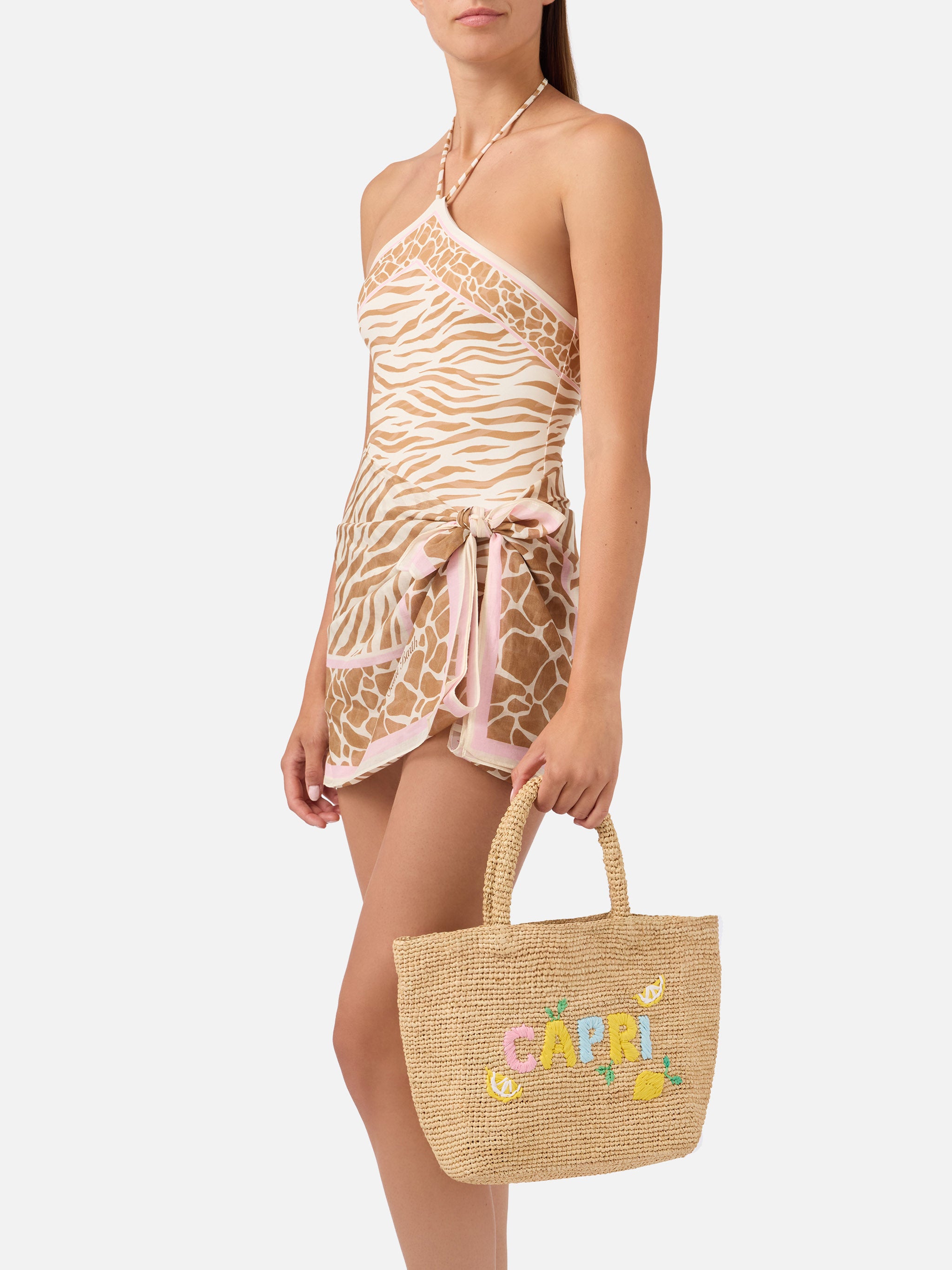 mc2-saint-barth-borsa-beach-medium-in-raffia-con-ricamo-capri image 2