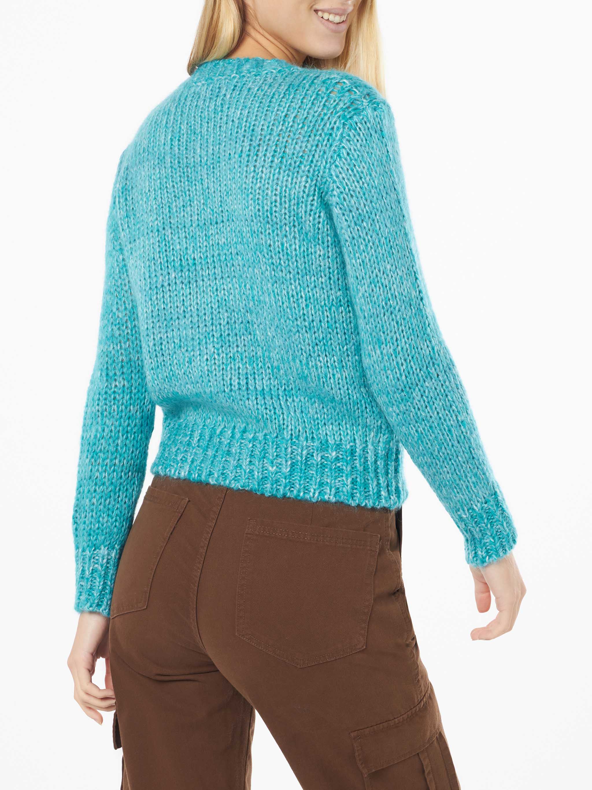 mc2-saint-barth-maglia-crop-new-queen-donna-in-filato-moulin-turchese-con-ricamo image 3