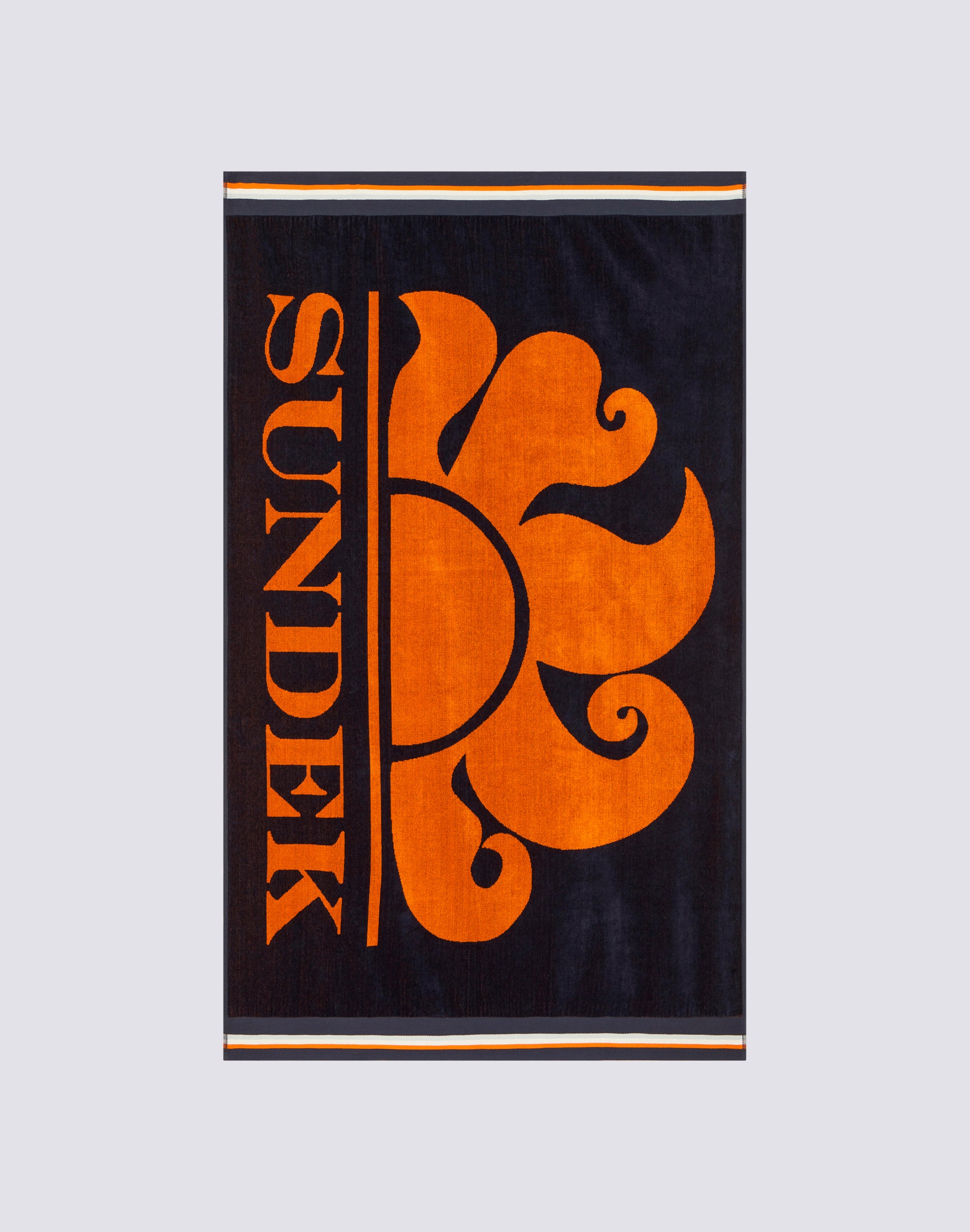sundek-new-classic-telo-mare-jacquard-con-logo-100x180-cm image 1