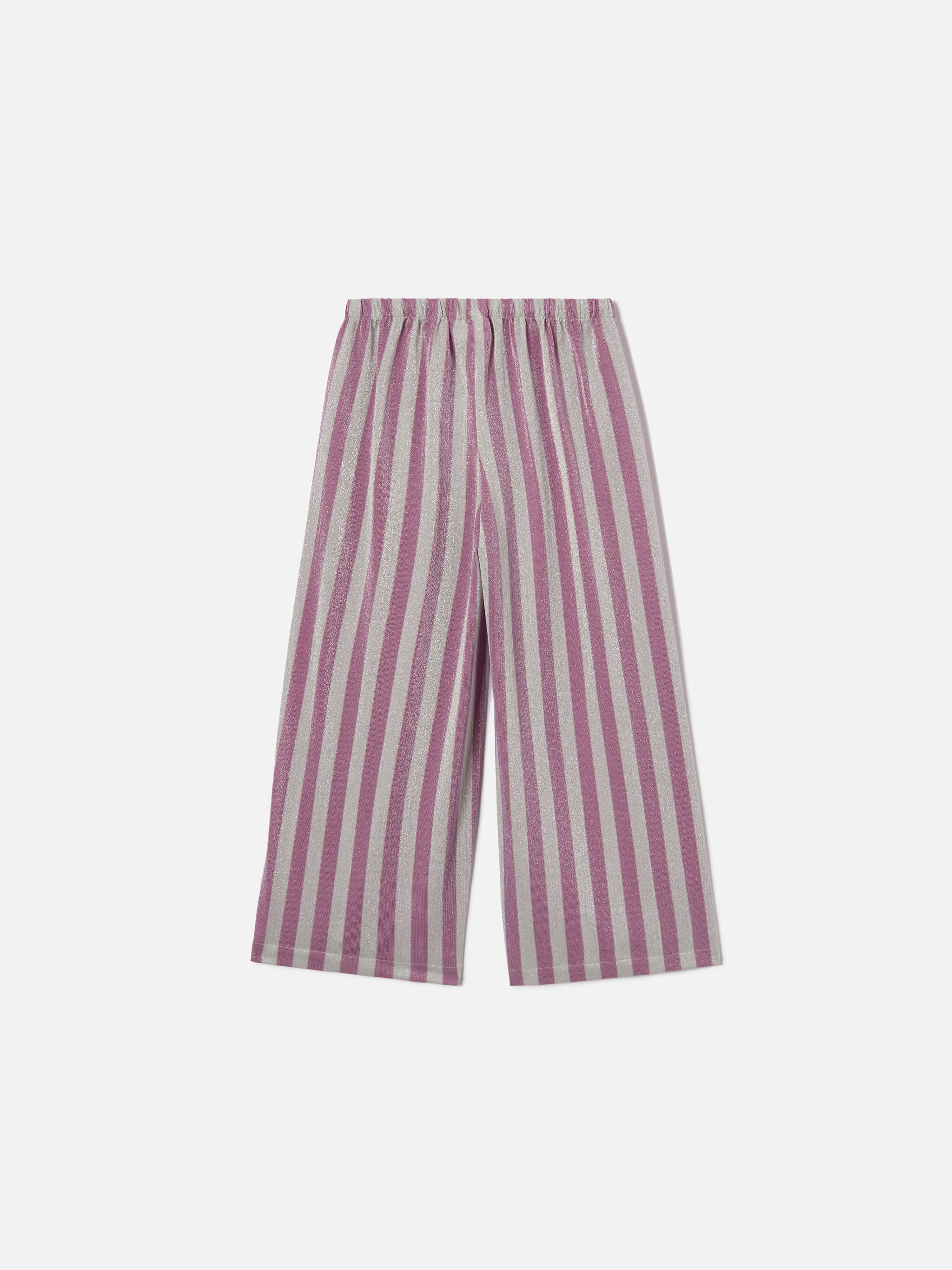mc2-saint-barth-pantalone-amalia-jr-bambina-lurex-righe-rosa-argento image 3