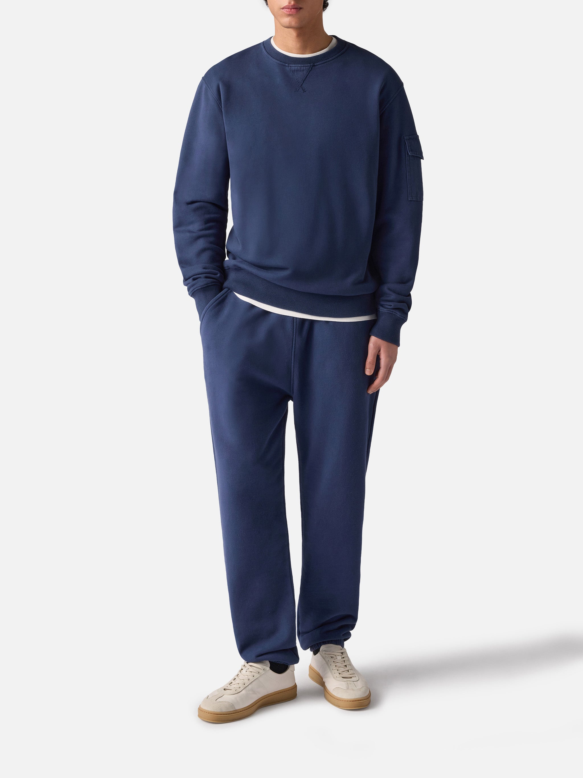 mc2-saint-barth-pantaloni-sportivi-bolt-blu-navy-in-cotone image 2