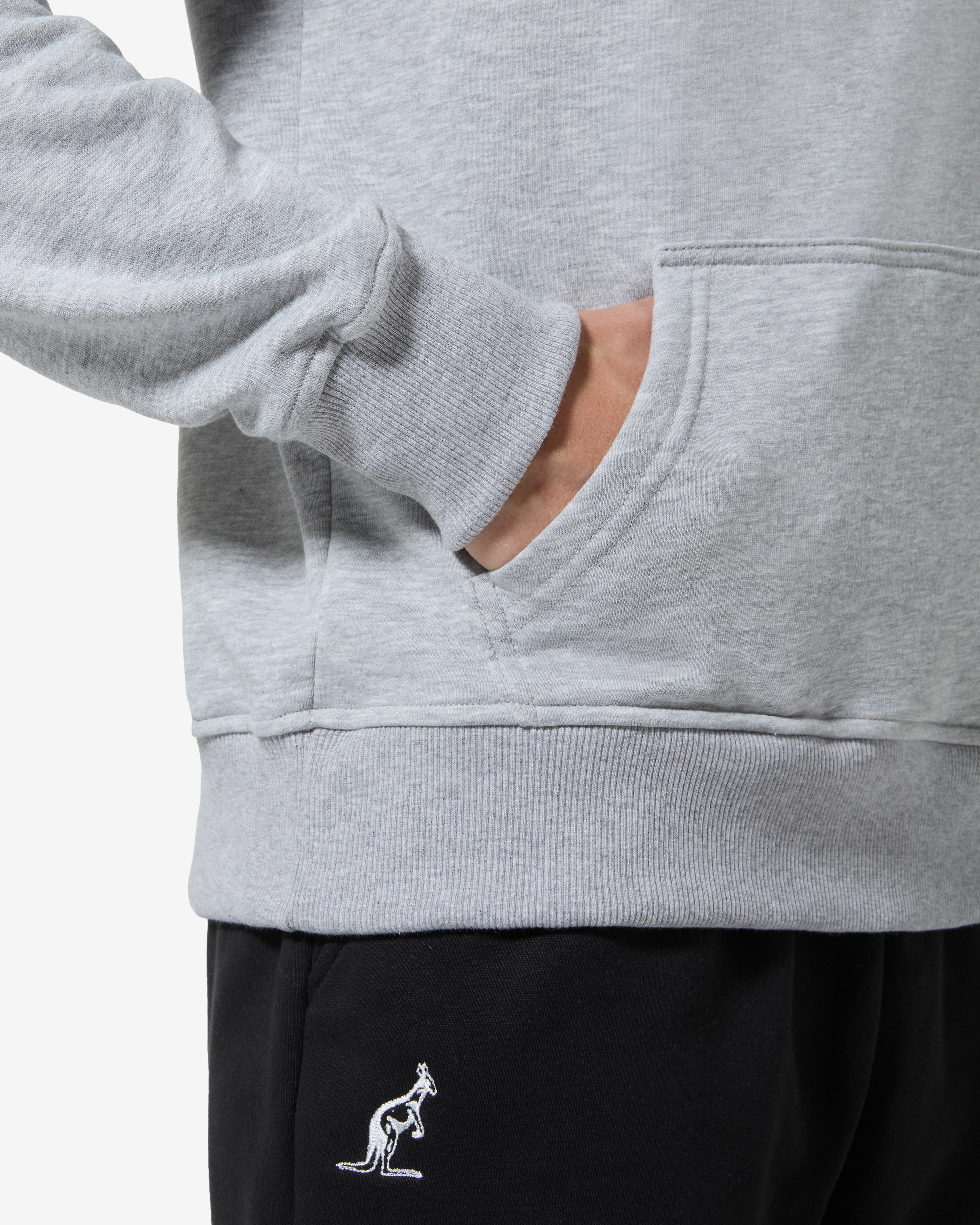 australian-anti-gravity-hoodie-felpa-cappuccio-grigio-melange image 4