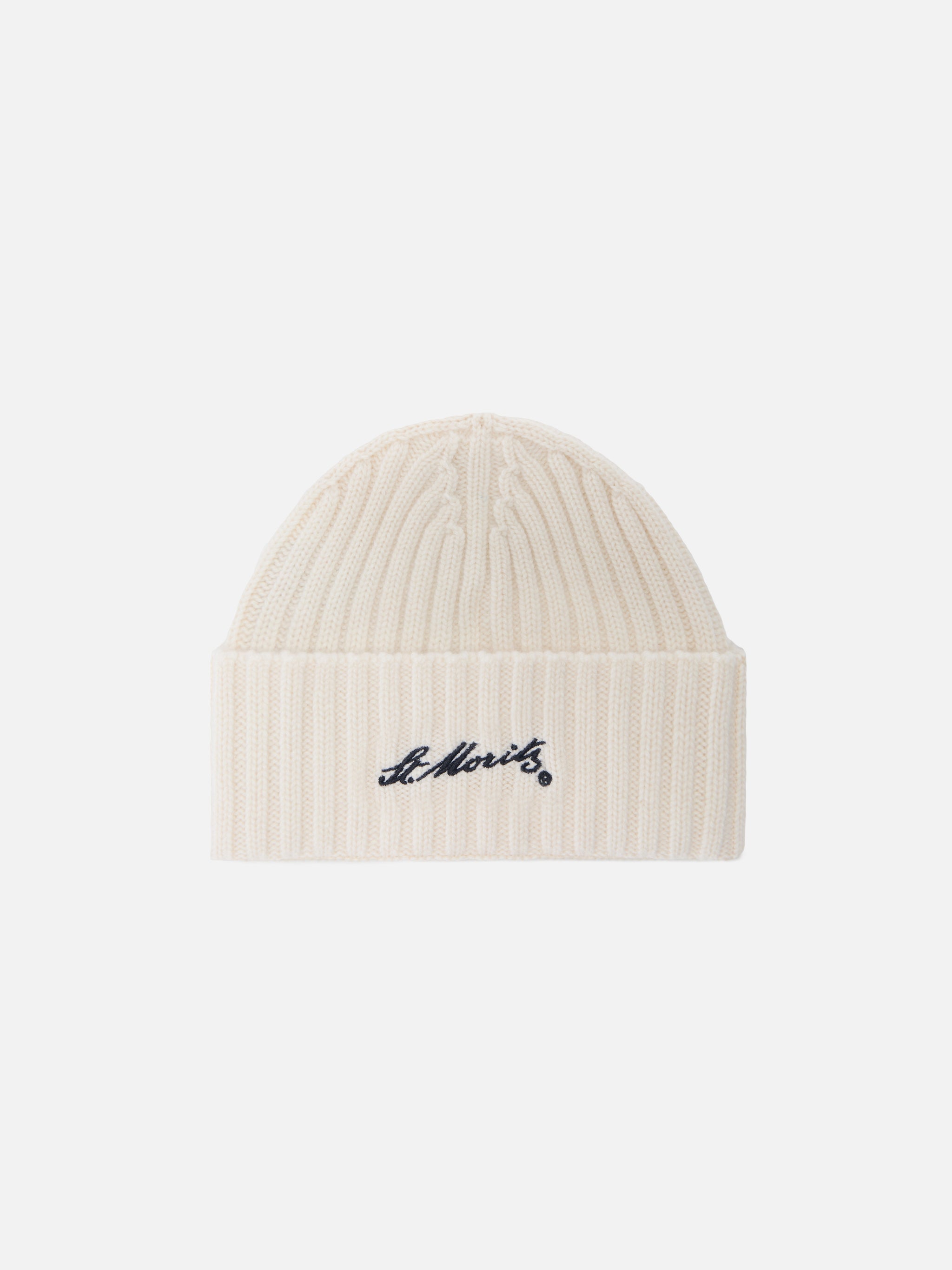 mc2-saint-barth-berretto-wengen-cashmere-bianco-ricamo-st-moritz image 1