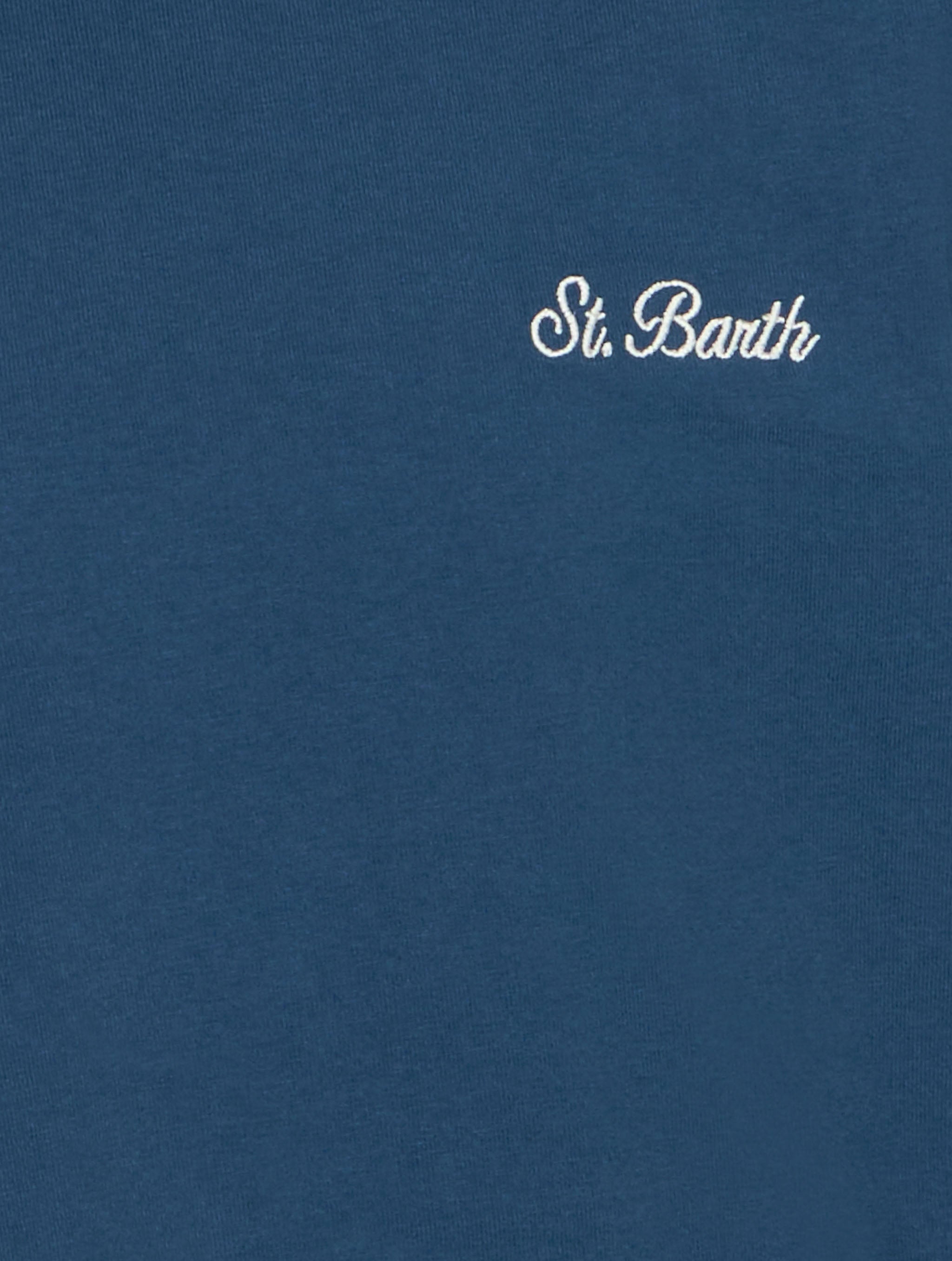mc2-saint-barth-dover-jr-t-shirt-bambino-cotone-blu-navy-ricamo-st-barth image 2