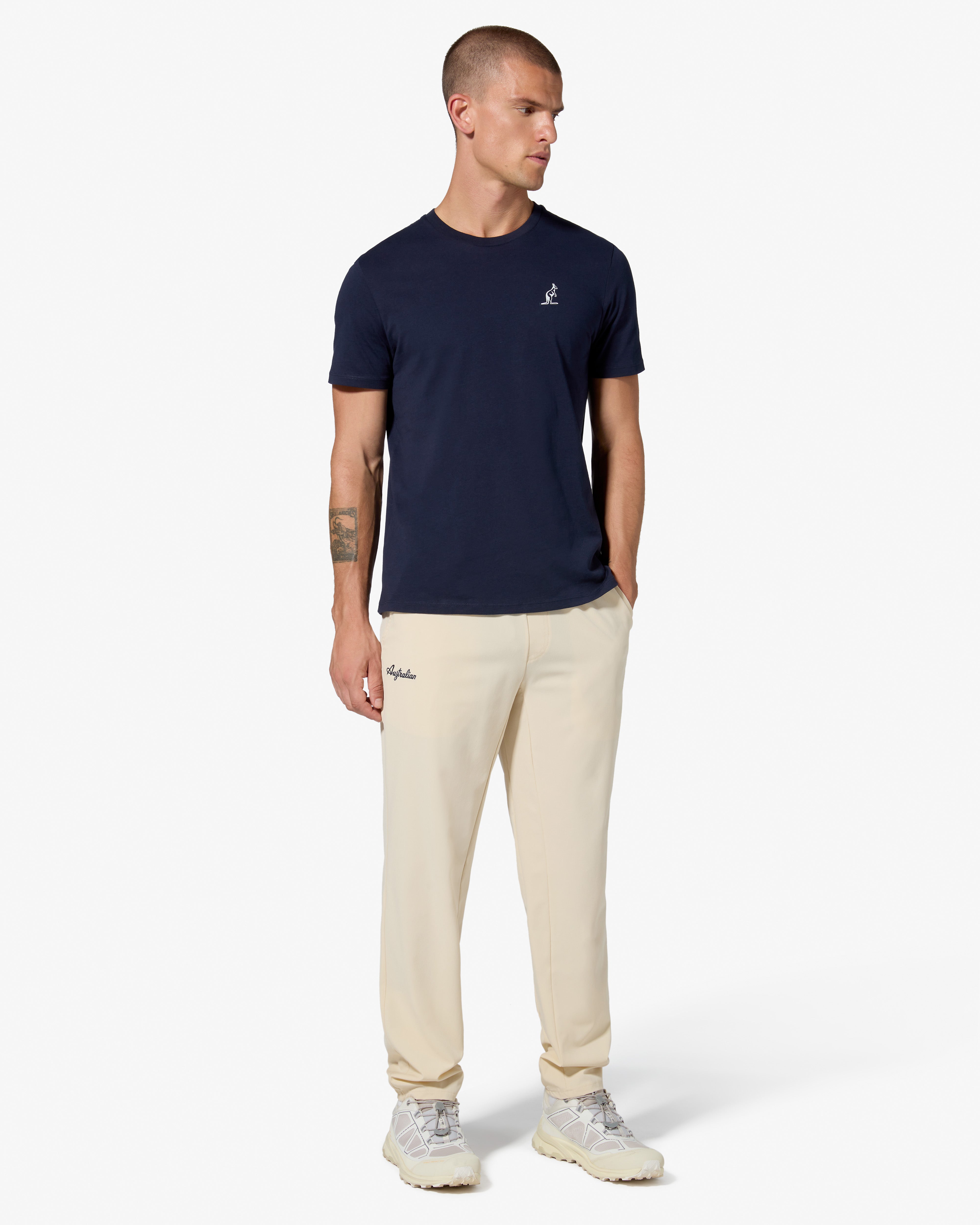 australian-prospect-court-t-shirt-t-shirt-cotone-blu-navy image 2
