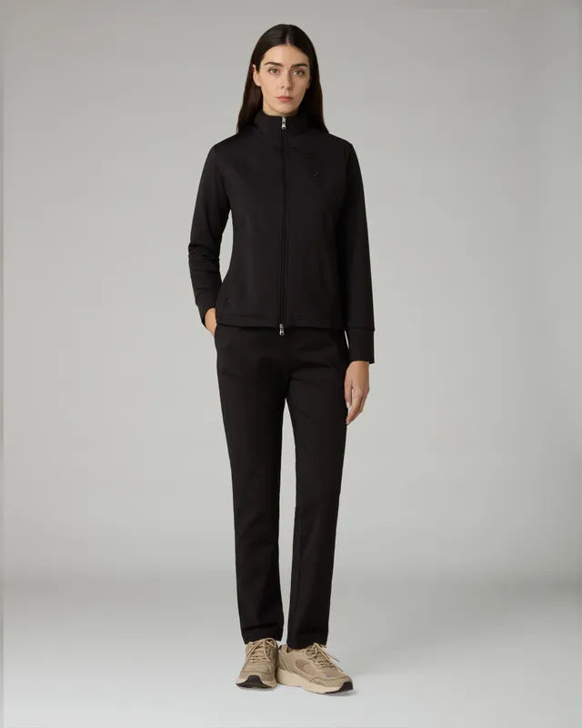 australian-essential-tracksuit-in-tessuto-silky-touch-nero-made-in-italy image 1