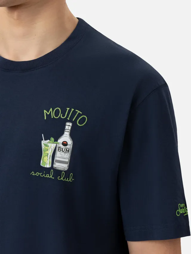 mc2-saint-barth-t-shirt-man-mojito-social-club-in-cotone-blu-navy image 1