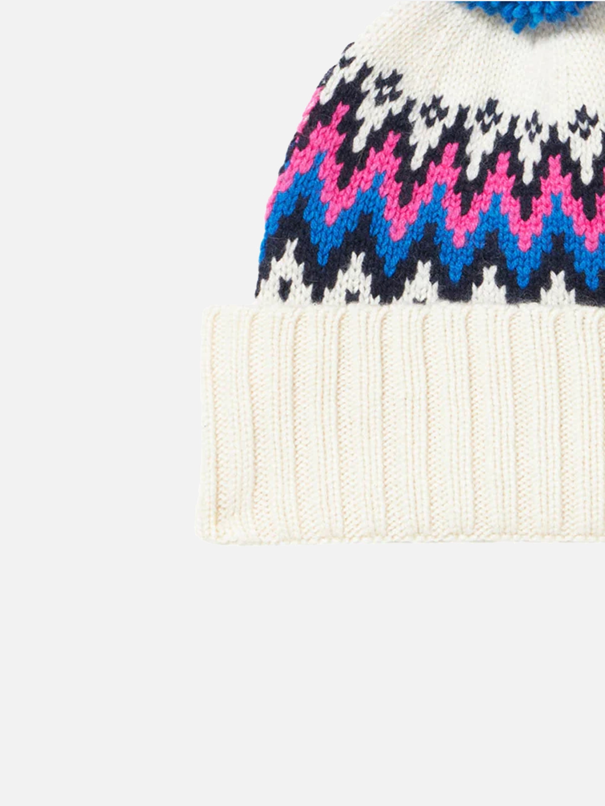 mc2-saint-barth-wengen-nordic-berretto-in-maglia-bianco-con-jacquard-e-pompon image 4