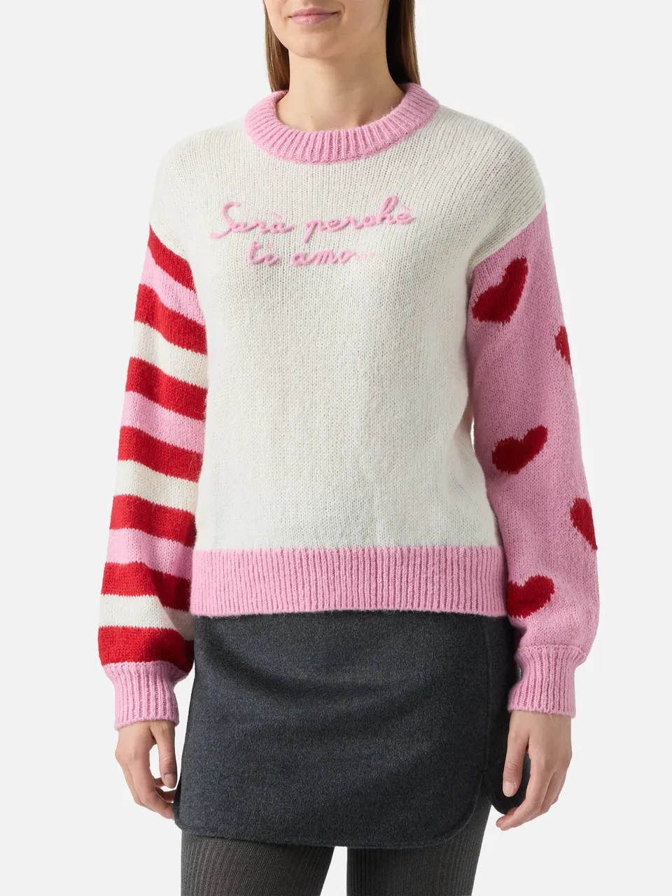 mc2-saint-barth-maglione-danya-donna-rosa-alpaca-sar-perch-ti-amo image 1