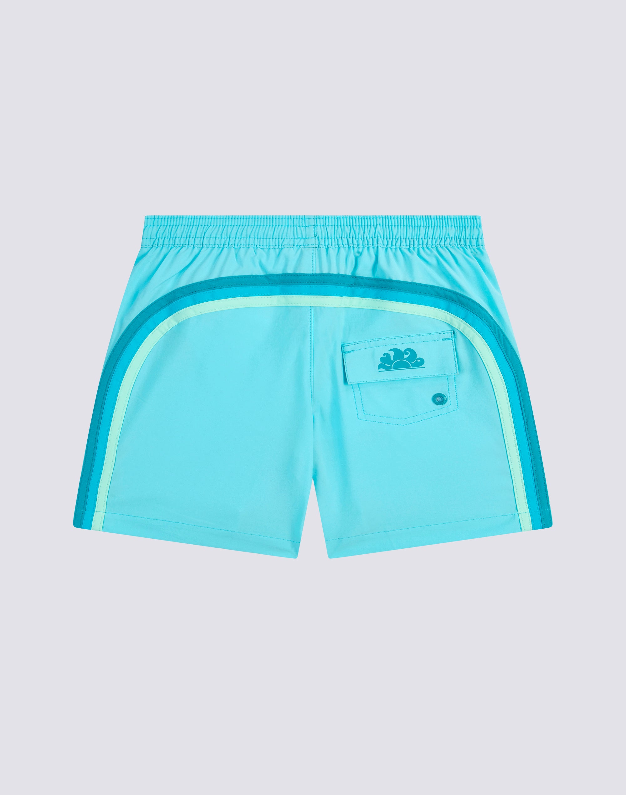 sundek-iconic-costume-mare-bambino-corto-con-arcobaleno-in-stretch image 1