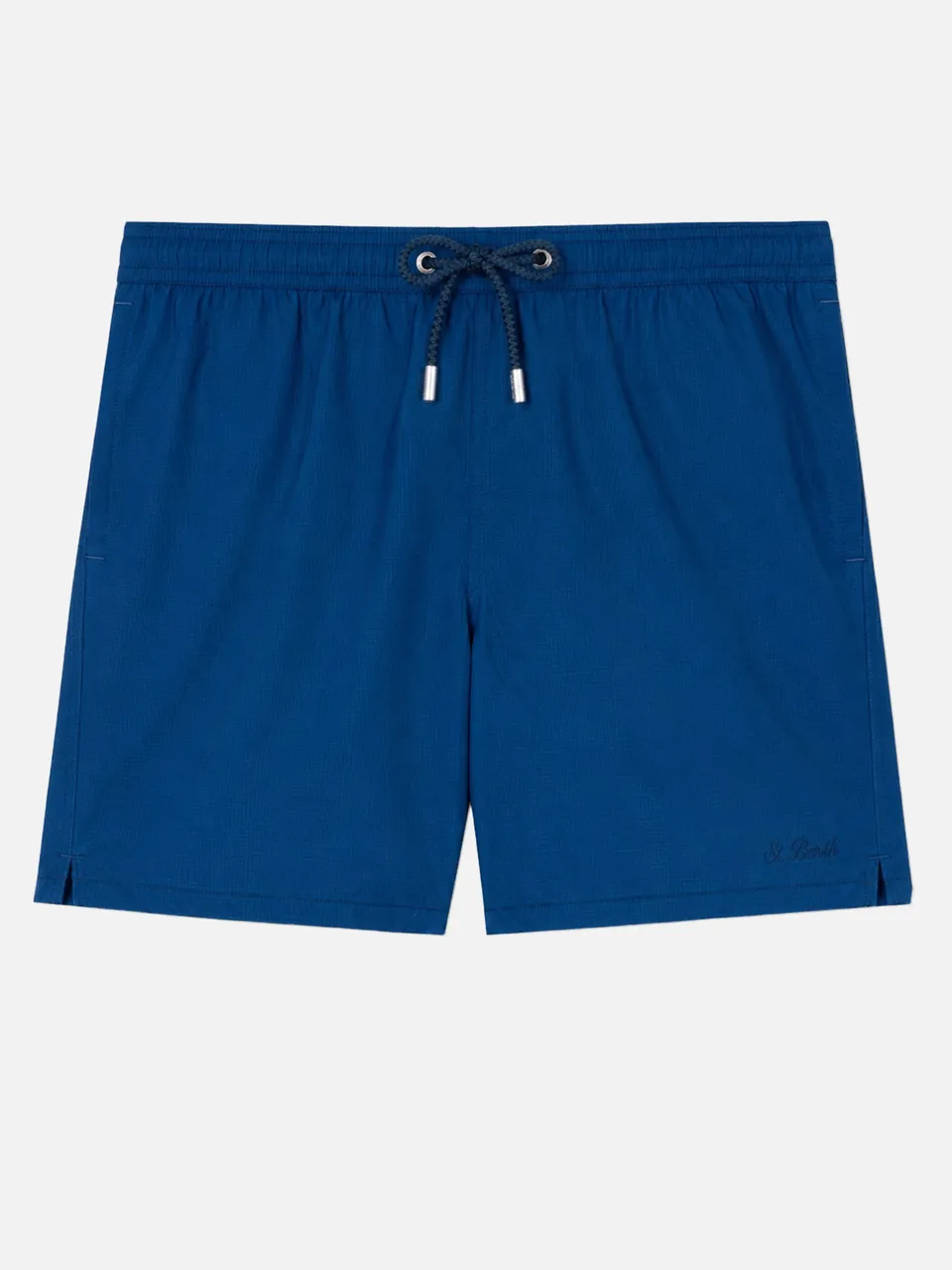 mc2-saint-barth-patmos-costume-mare-classico-leggero-seersucker-rigato-blu-navy image 1