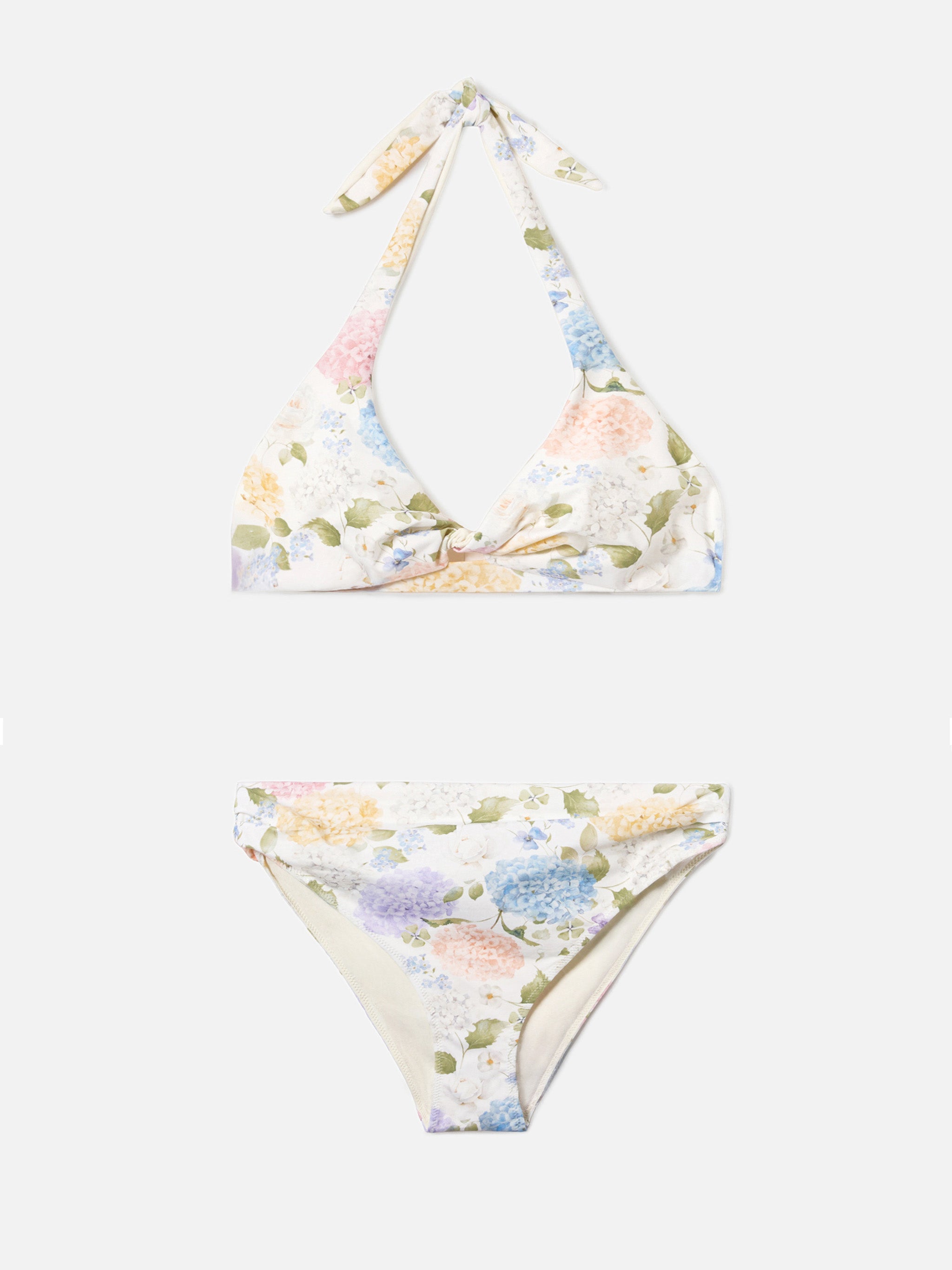 bikini-leda-sugar-mc2-saint-barth-con-stampa-floreale-panna-azzurro-e-rosa image 1