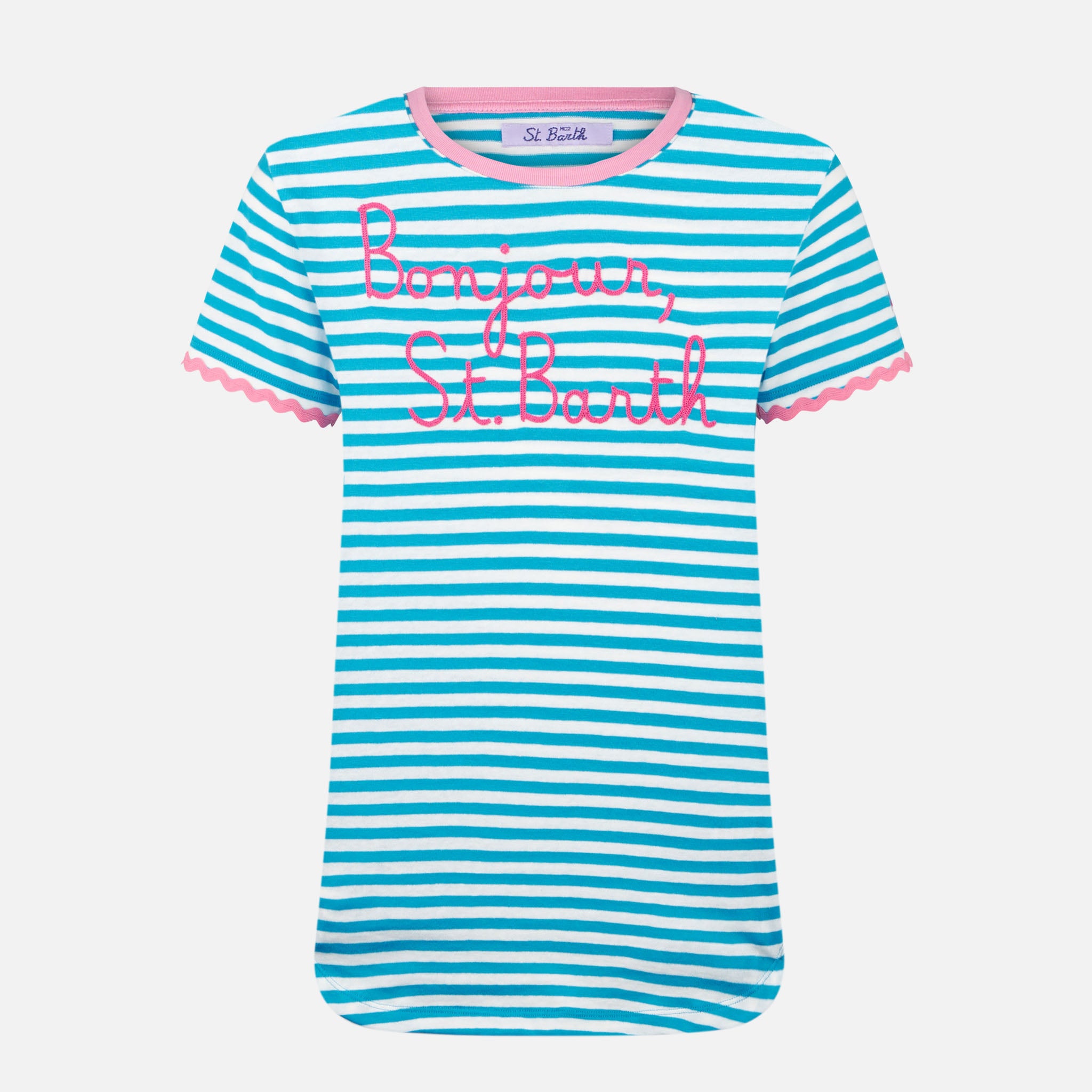 mc2-saint-barth-t-shirt-dana-in-cotone-a-righe-bianco-e-blu-con-ricamo-bonjour-s image 4