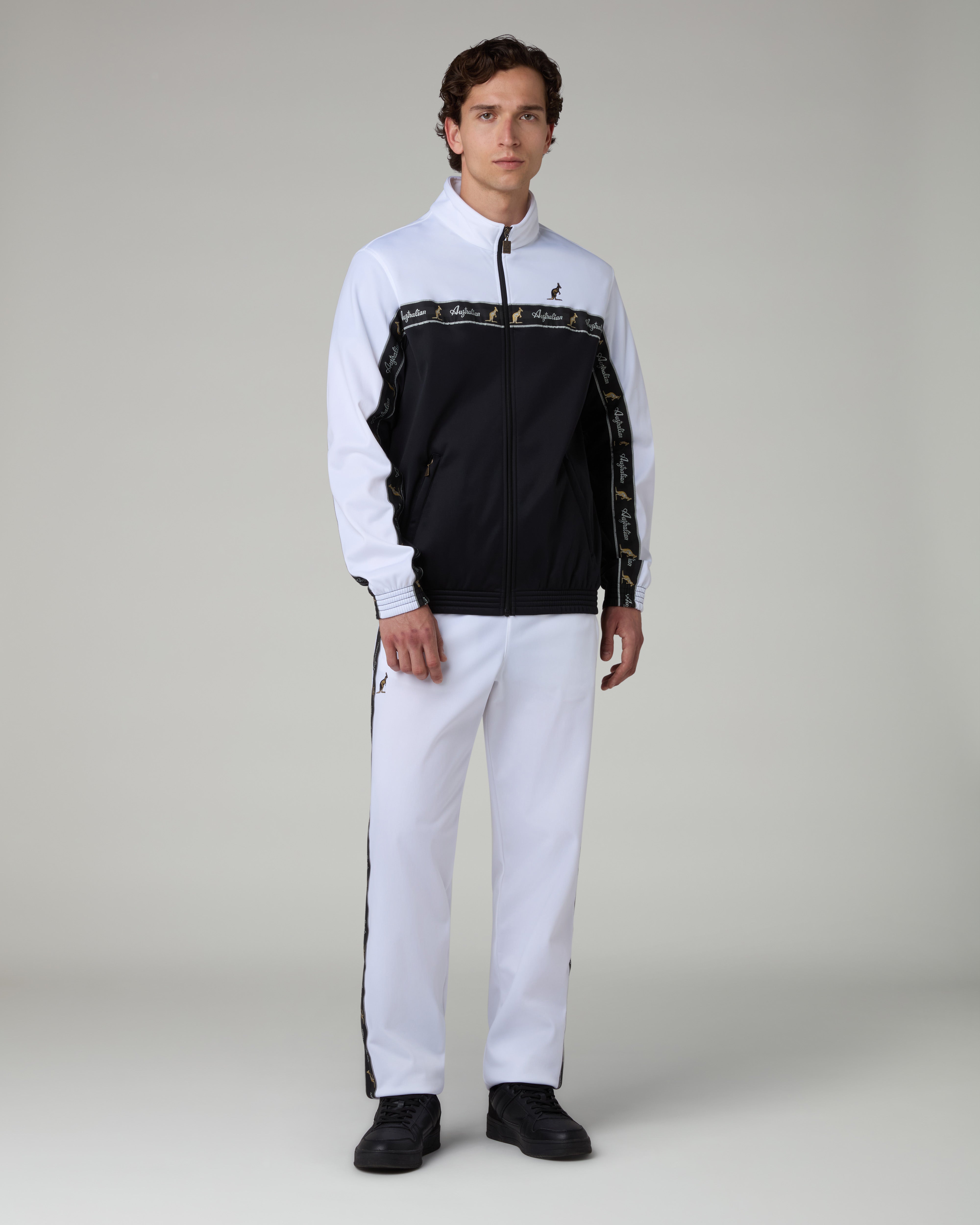 australian-duo-track-jacket-giacca-full-zip-in-acetato-bianco-made-in-italy image 3