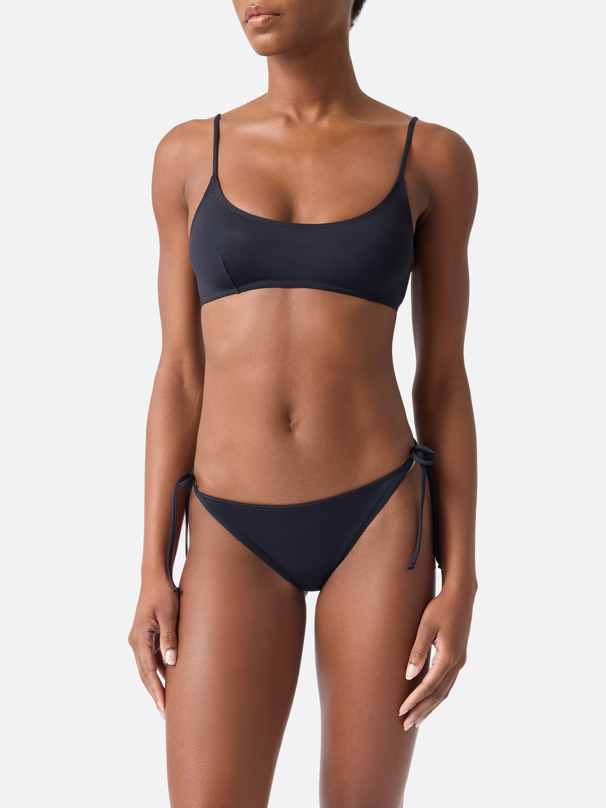 mc2-saint-barth-judy-virgo-bikini-bralette-nero-con-laccetti image 2