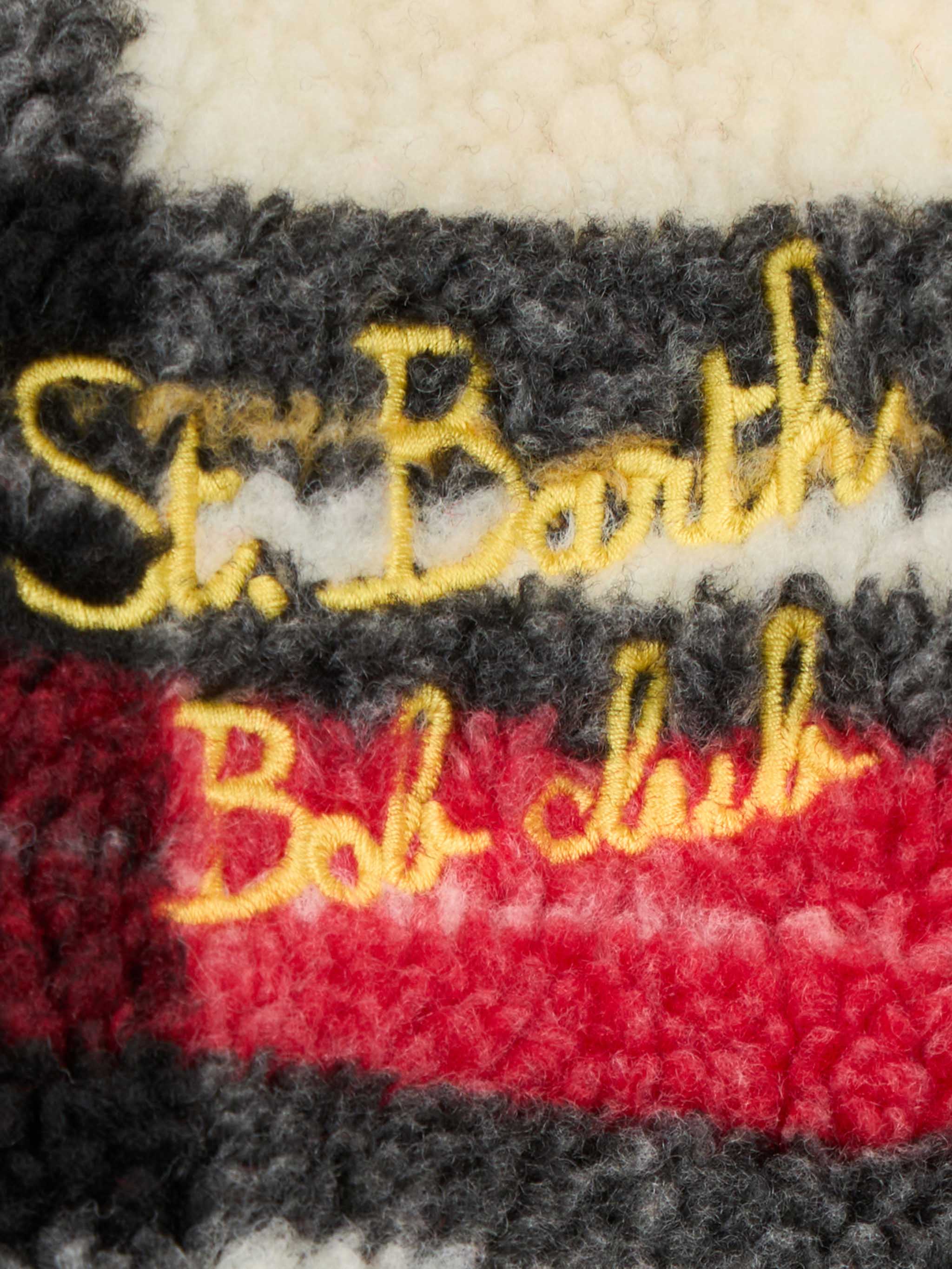 mc2-saint-barth-giubbotto-sherpa-da-bambina-con-stampa-tartan image 3