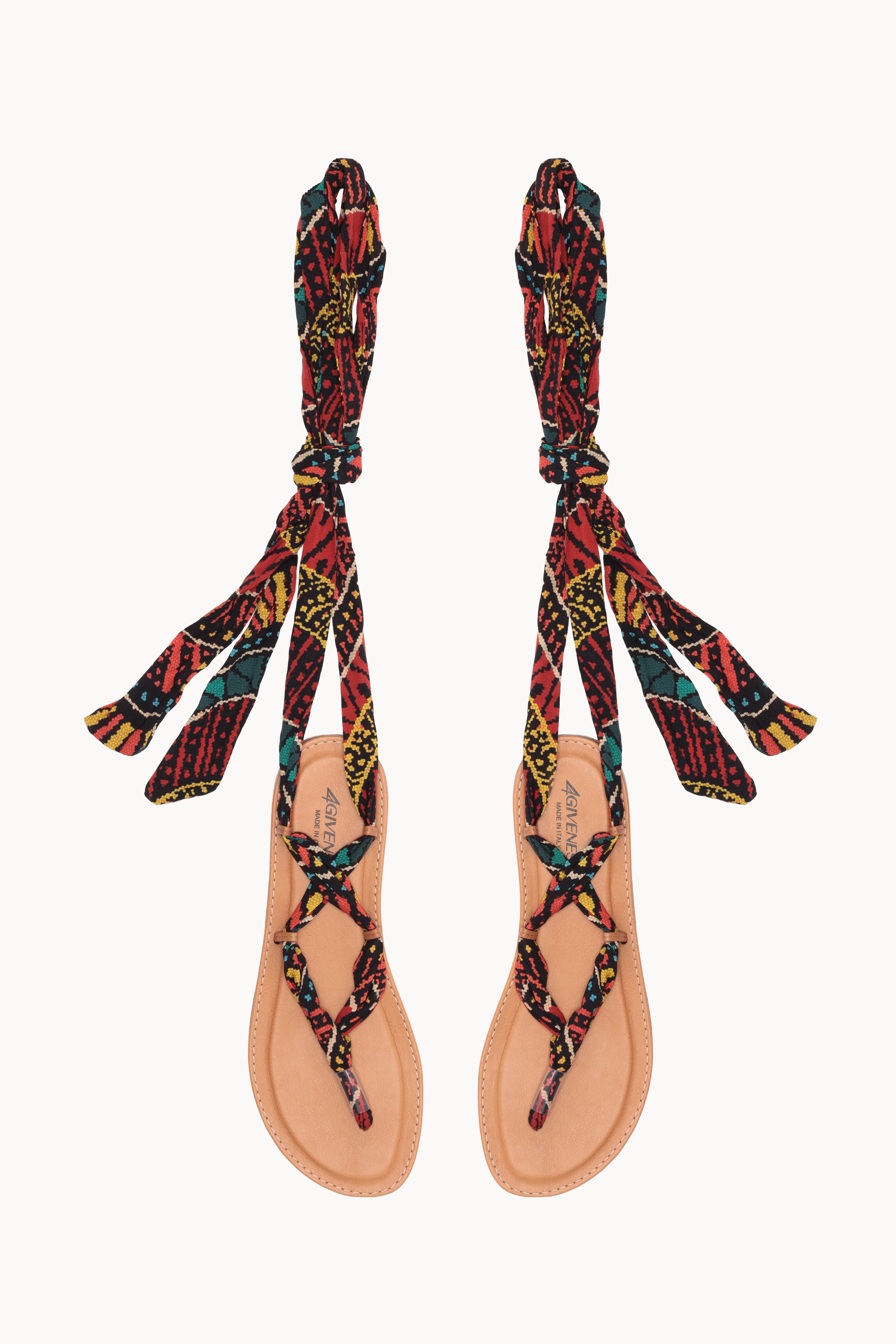 4giveness-foulard-incrocio-sandalo-infradito-donna-fantasia image 1