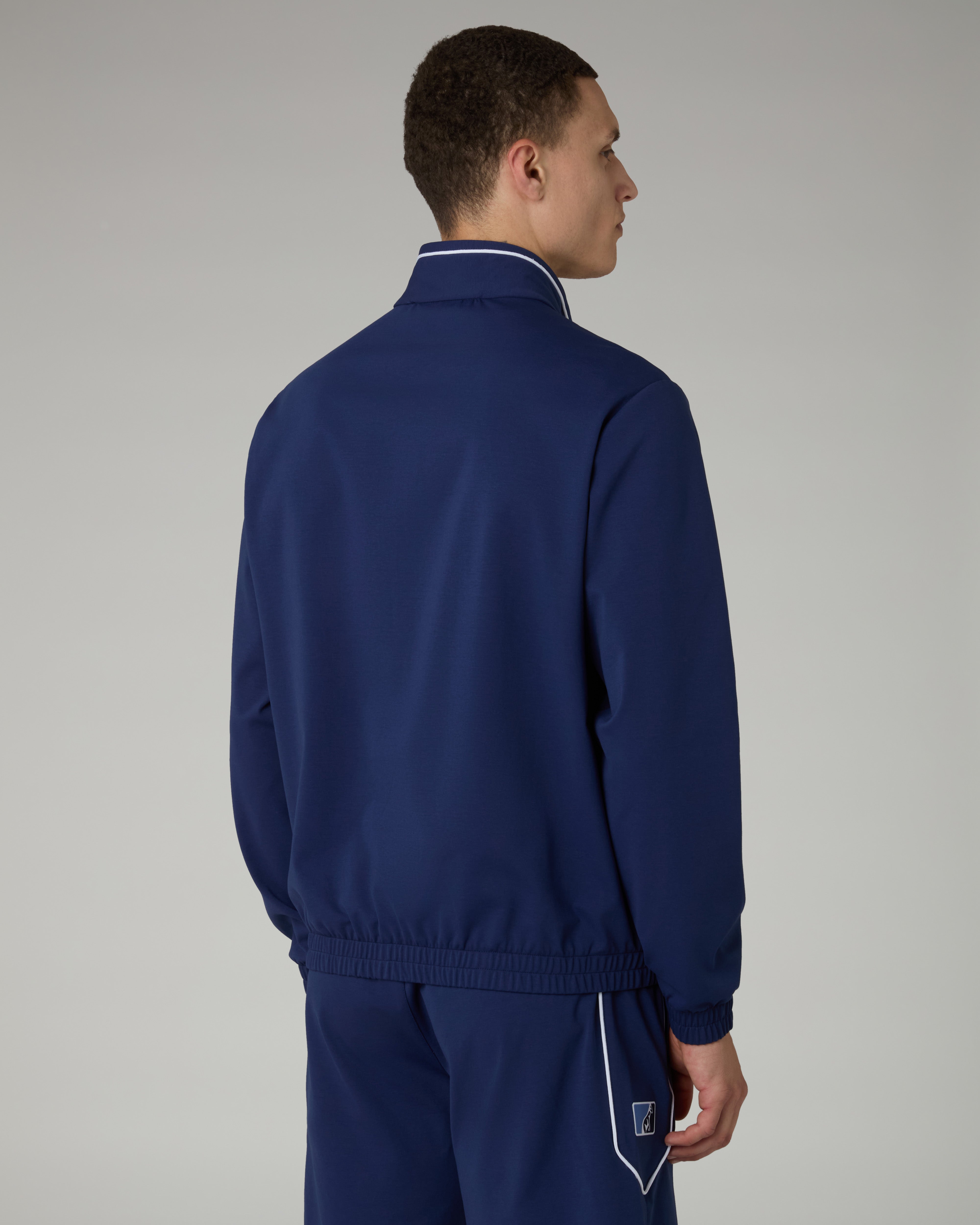 australian-slate-track-jacket-giacca-uomo-cobalto-misto-cotone-smart-made-in-ita image 3