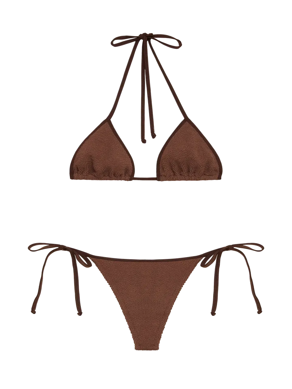 mc2-saint-barth-leah-norah-bikini-triangolo-crinkle-marrone image 1