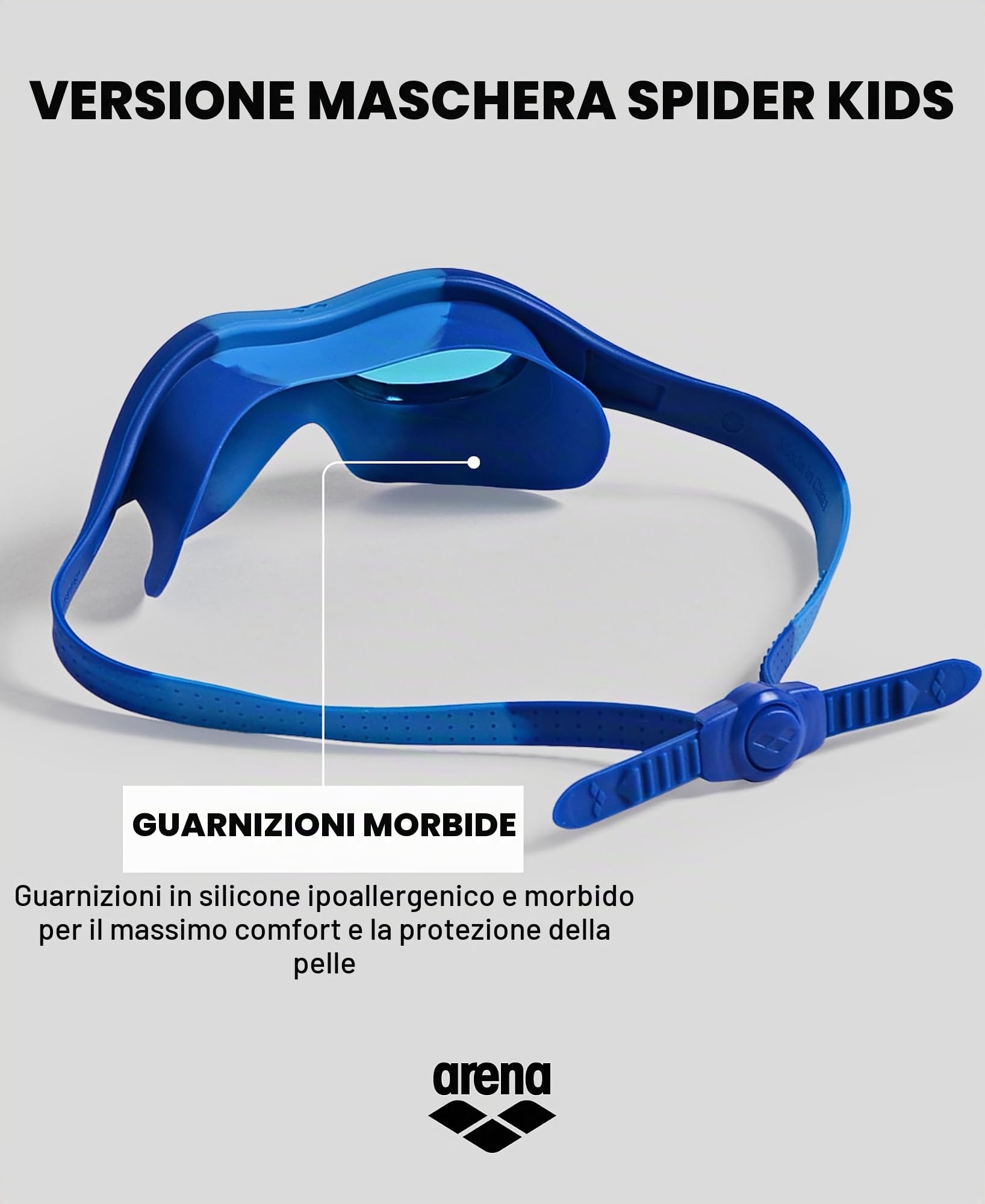 arena-spider-kids-mask-maschera-nuoto-bambini-2-5-anni-lenti-medio-scure image 5