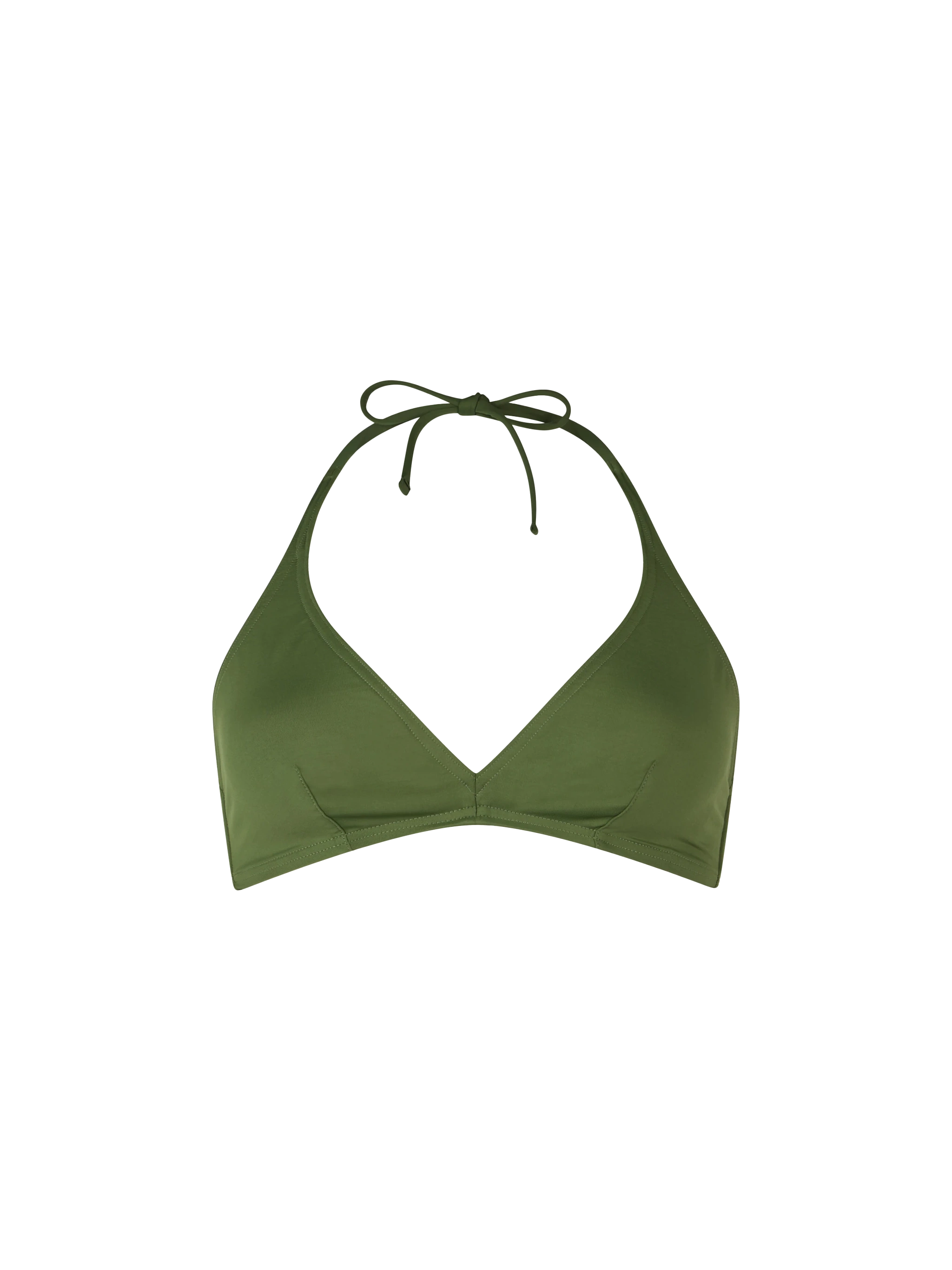 mc2-saint-barth-top-bikini-gaia-bralette-verde-militare-donna image 1
