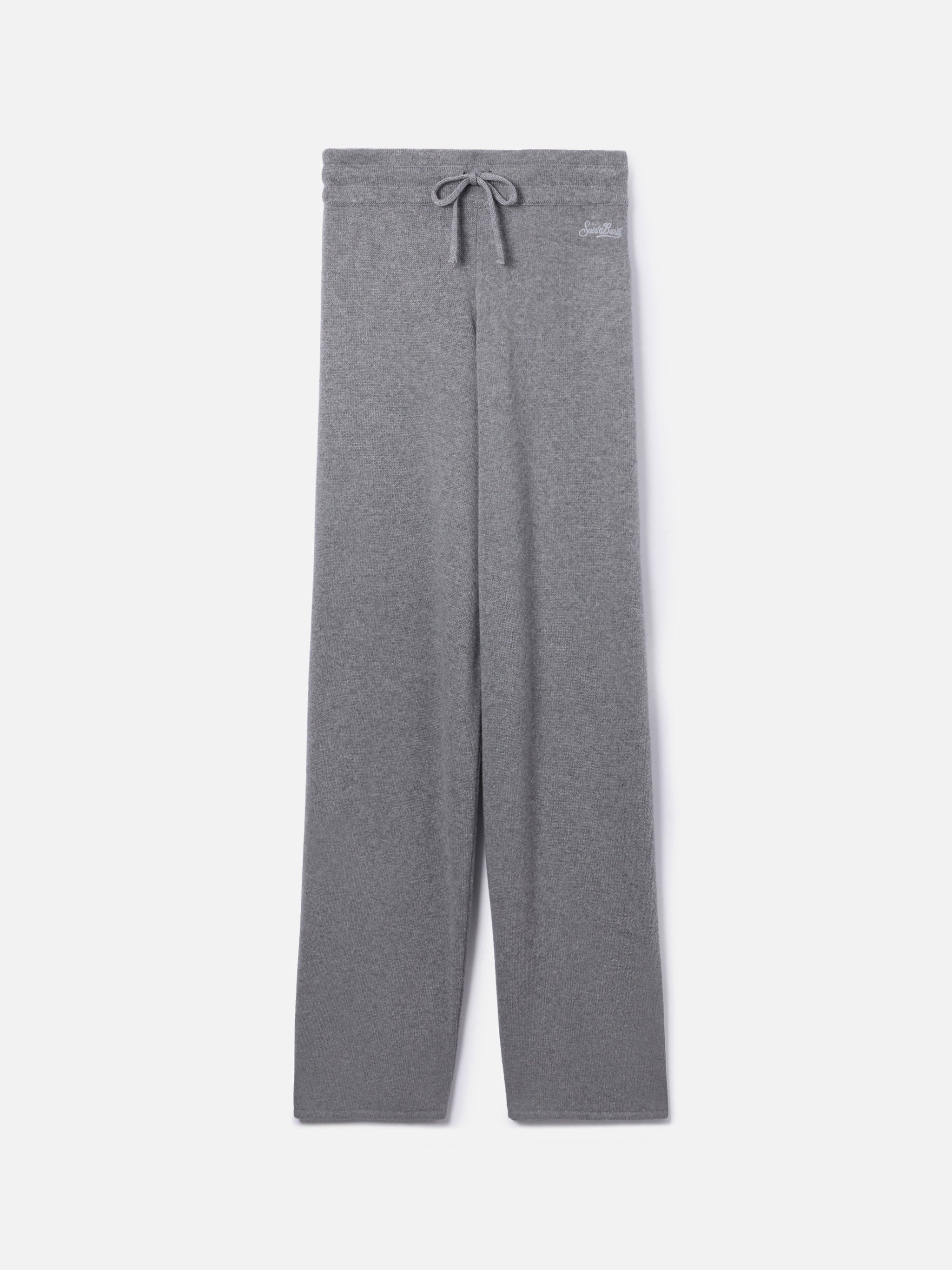 mc2-saint-barth-pantaloni-palazzo-donna-sav0001-maglia-grigio-misto-cashmere image 4