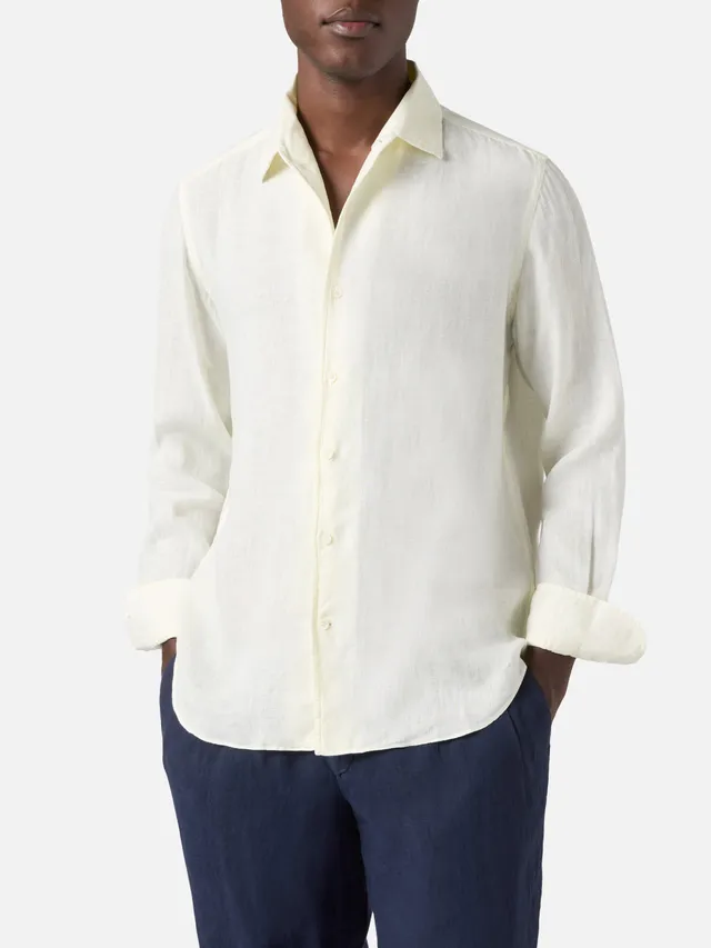 mc2-saint-barth-raphael-camicia-uomo-panna-lino-tintura-minerale image 1