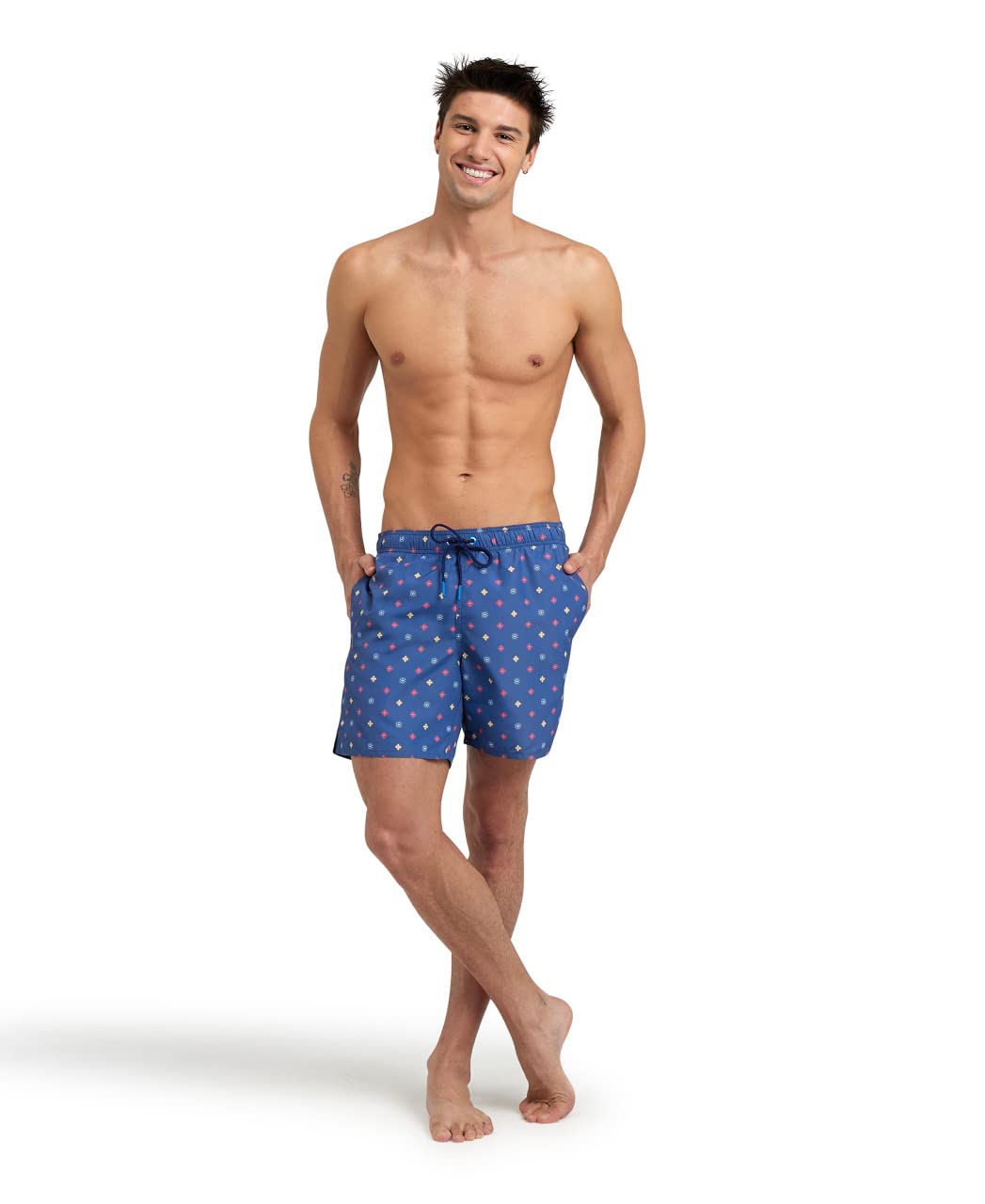 arena-beach-boxer-allover-41-5-cm-boxer-spiaggia-uomo-in-tessuto-riciclato image 3