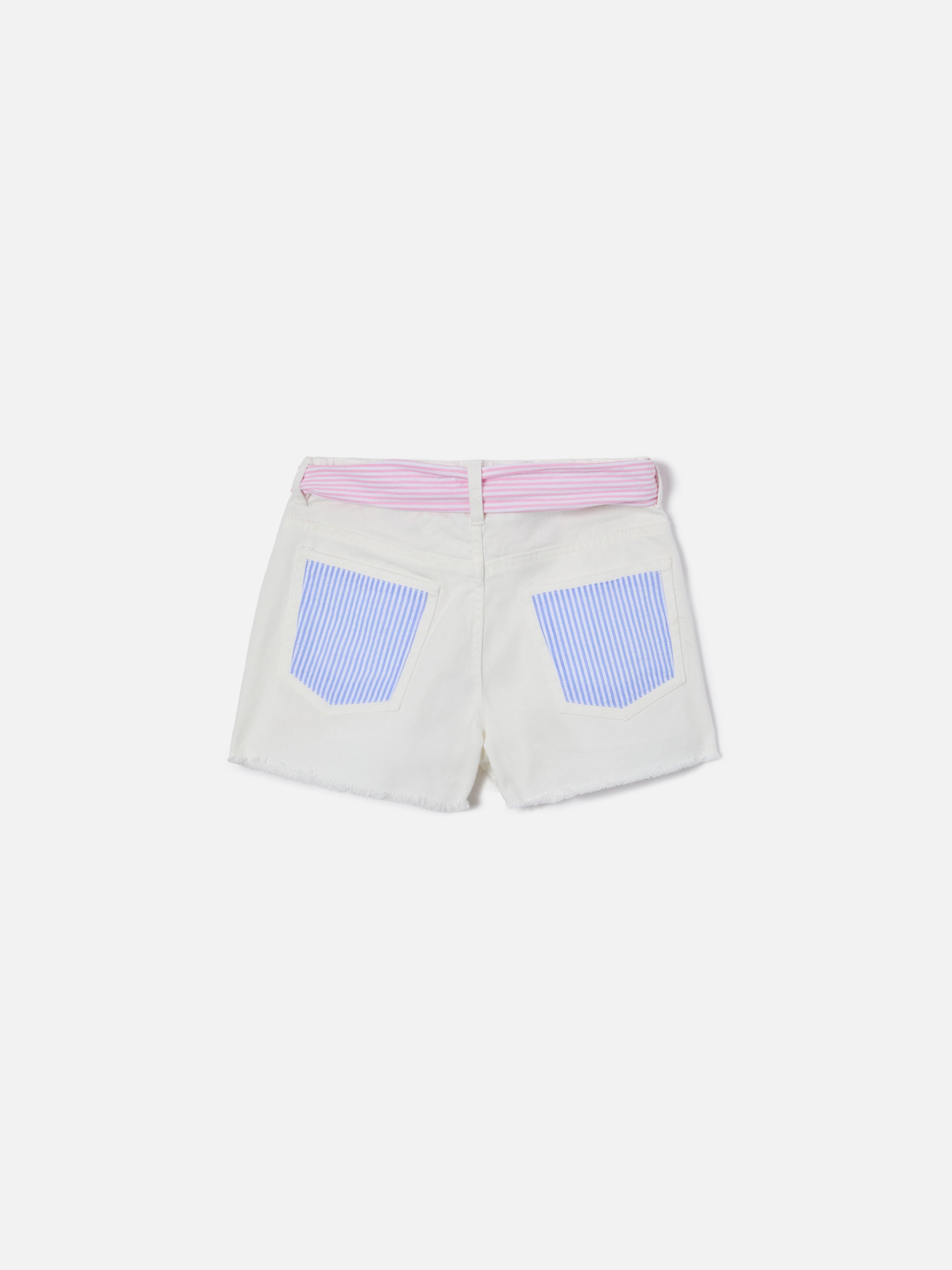 mc2-saint-barth-kiko-jr-short-bambina-denim-bianco-seersucker image 3