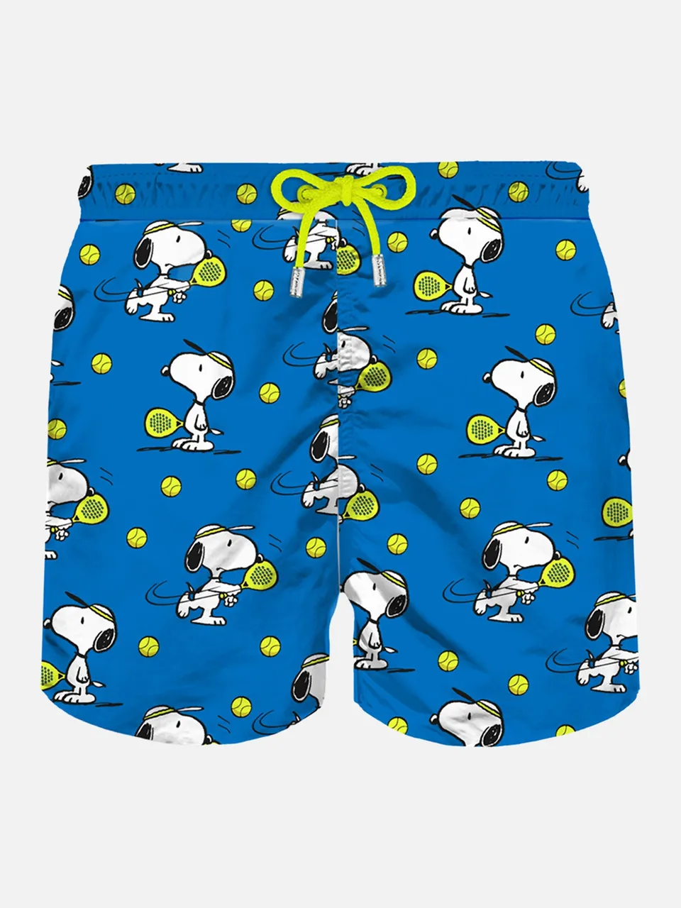 mc2-saint-barth-costume-bagno-uomo-snoopy-padel-bluette-peanuts-special-edition image 1