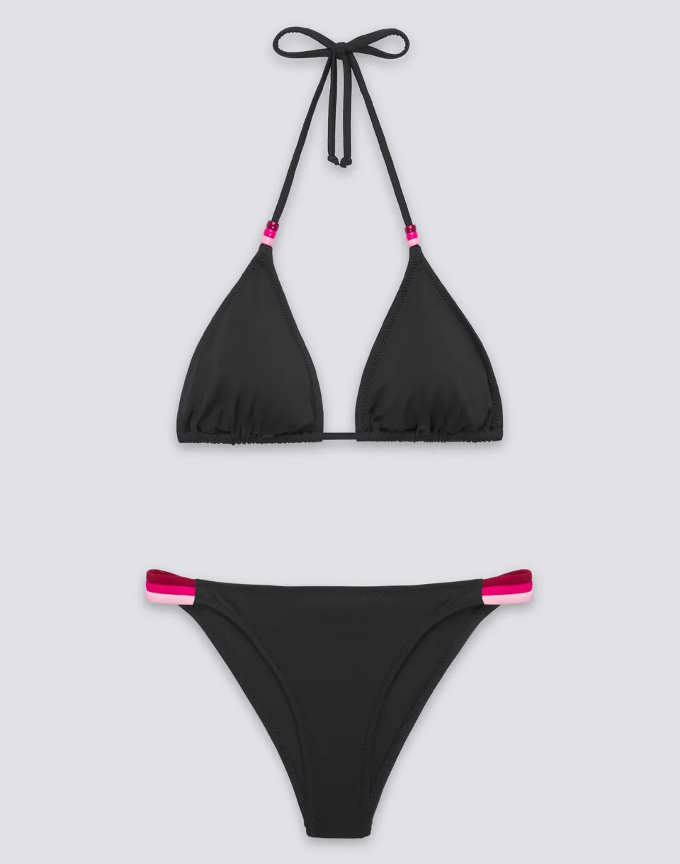 sundek-jennifer-bikini-donna-top-triangolo-imbottito-e-slip-fisso-arcobaleno image 1