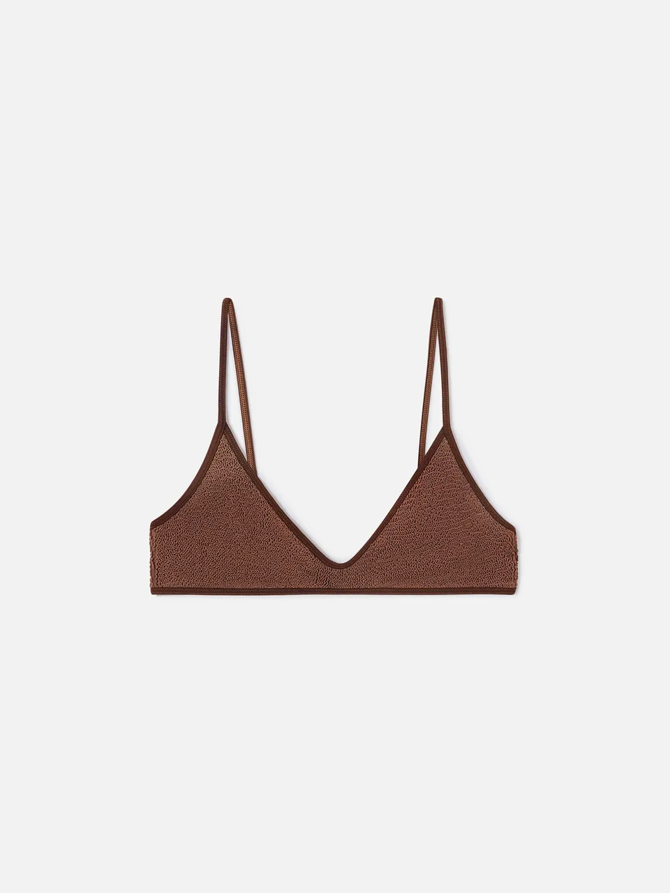 mc2-saint-barth-top-bikini-paloma-string-bralette-marrone-in-tessuto-crinkle image 1