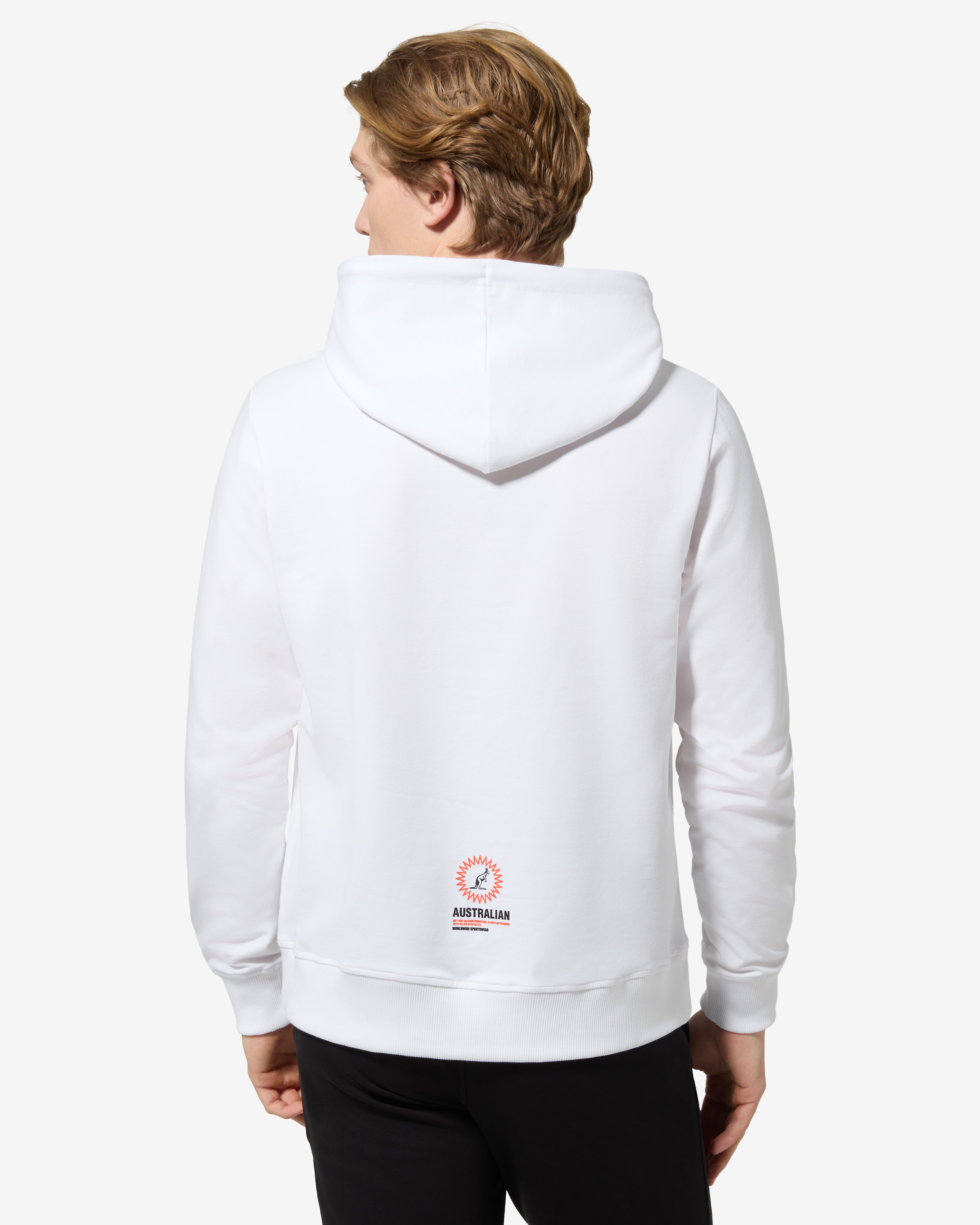 australian-collage-hoodie-felpa-con-cappuccio-e-tasca-a-marsupio-made-in-italy image 3